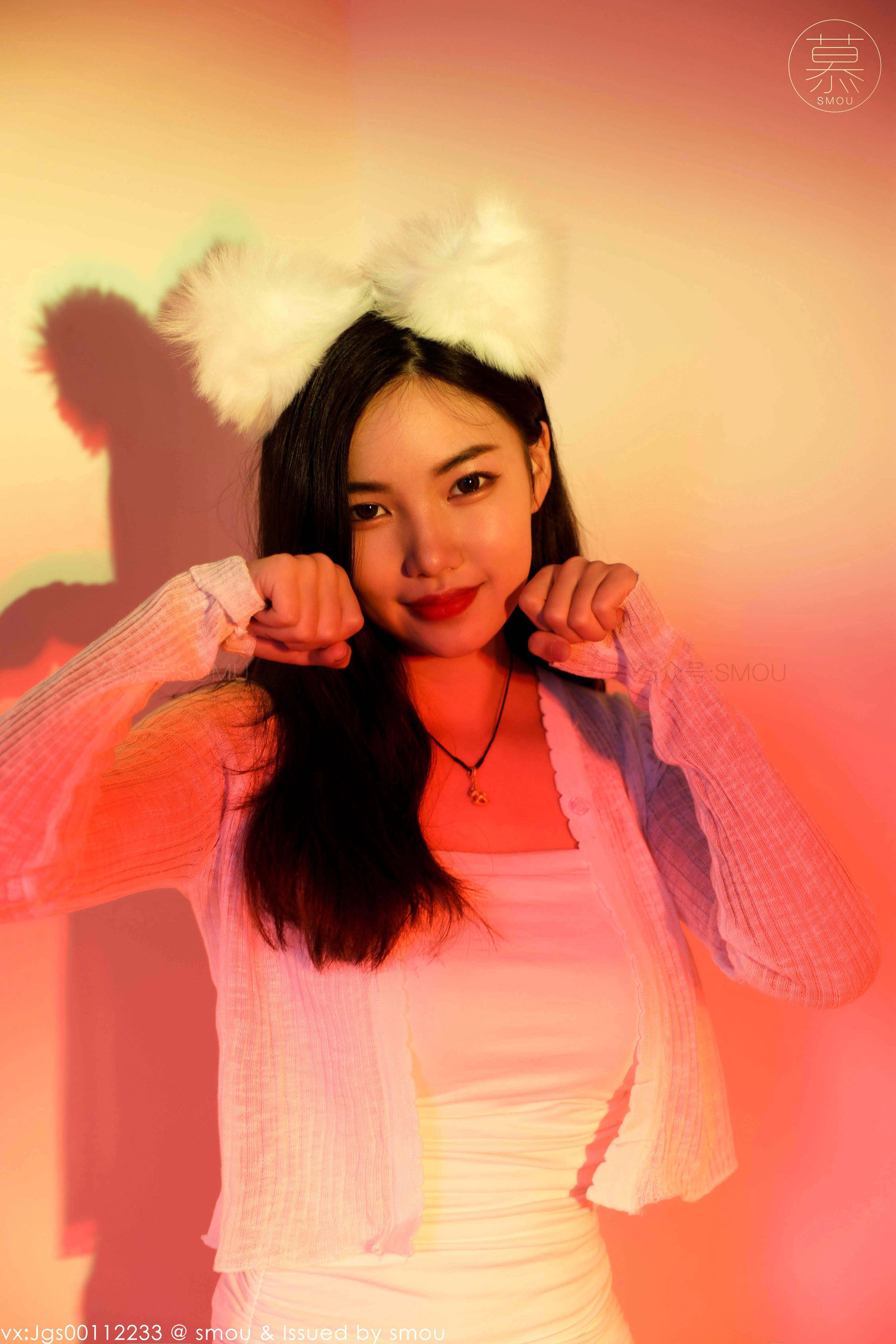 [丝慕SMOU] 蜜系列 M012 文欣 丝袜美腿套图