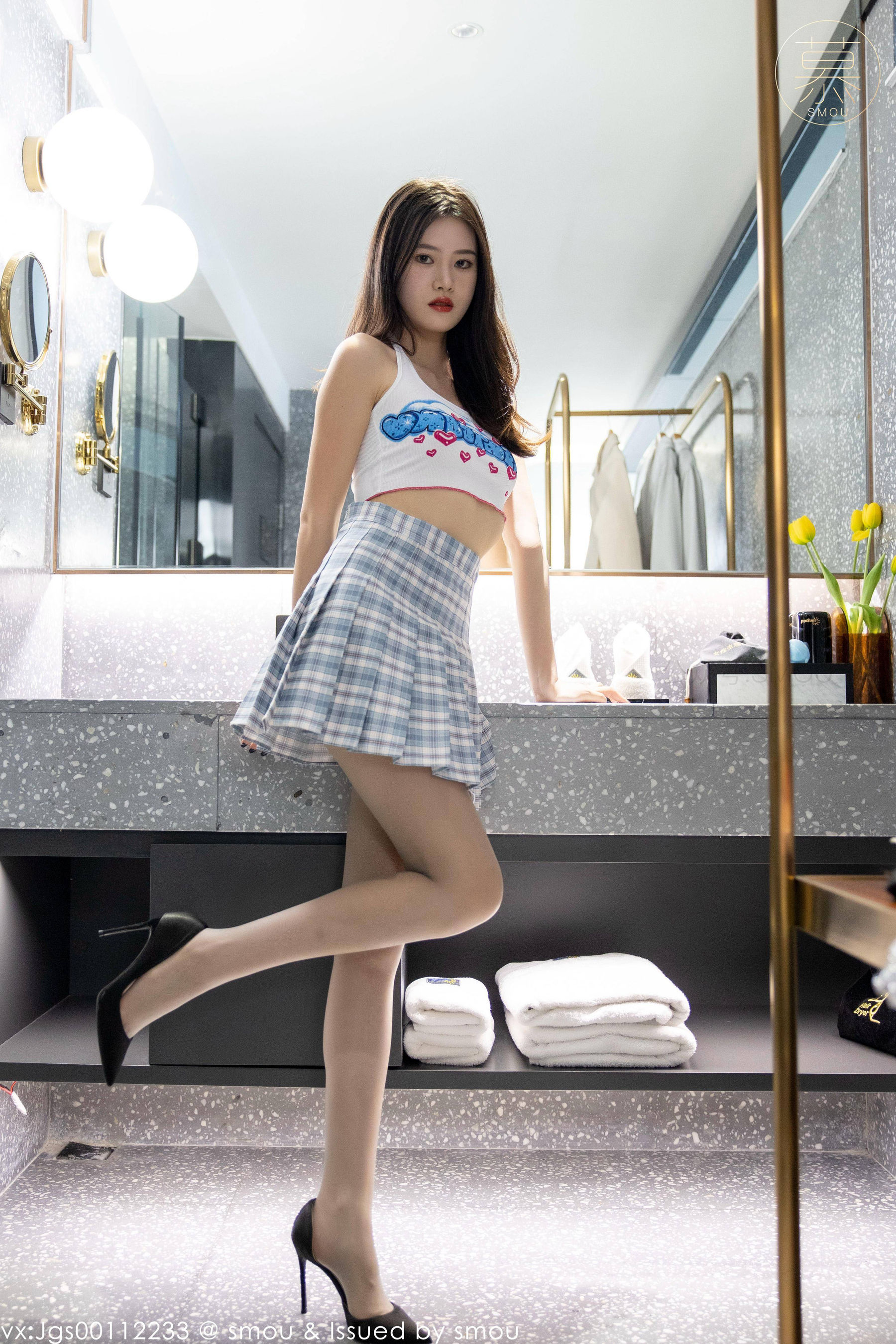 [丝慕SMOU] 蜜系列 M014 新模薇薇 丝袜美腿套图