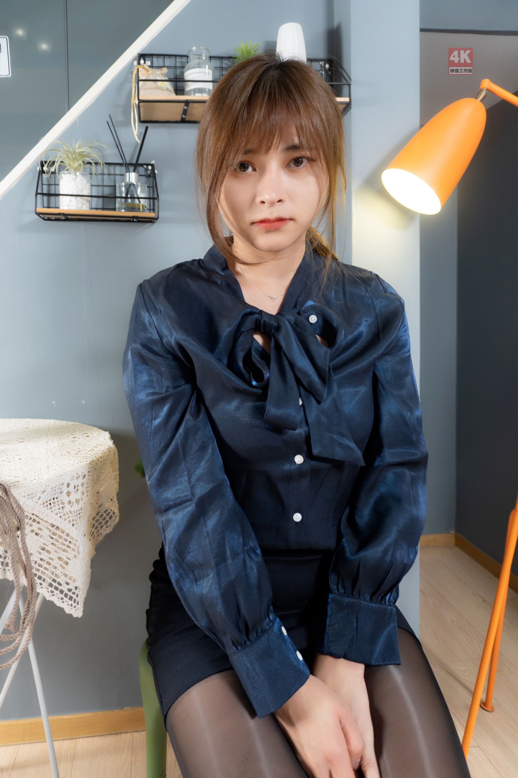 [丽柜Ligui] 网络丽人 Model 奈沐子 《黑秘书 ro 白秘书》