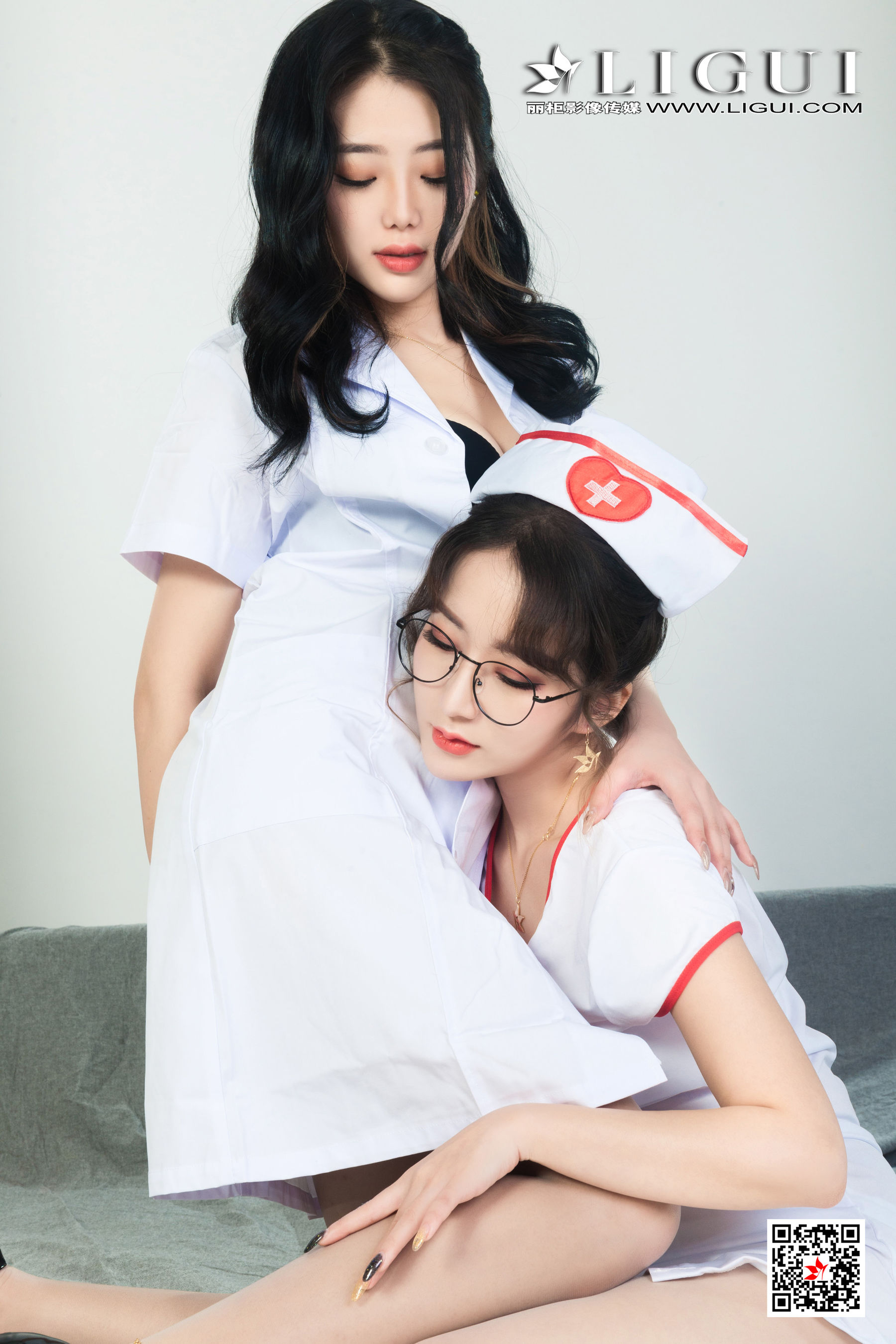 [丽柜Ligui] Model 小智贤&汐汐 《双生花-医护情缘》