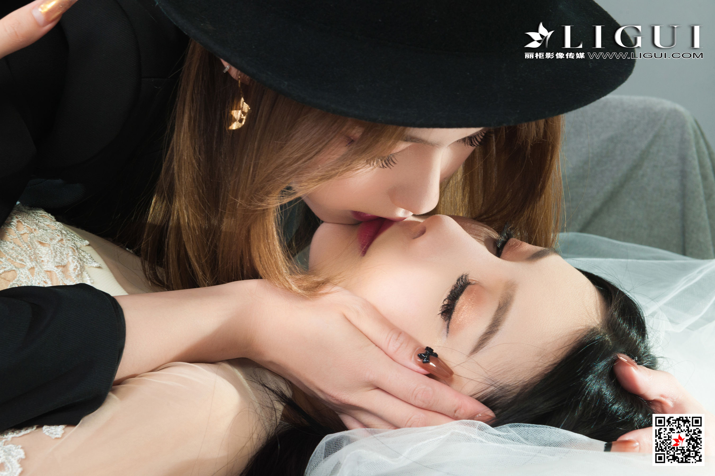 [丽柜Ligui] Model 兔子&心心 《双生花-一吻定情》