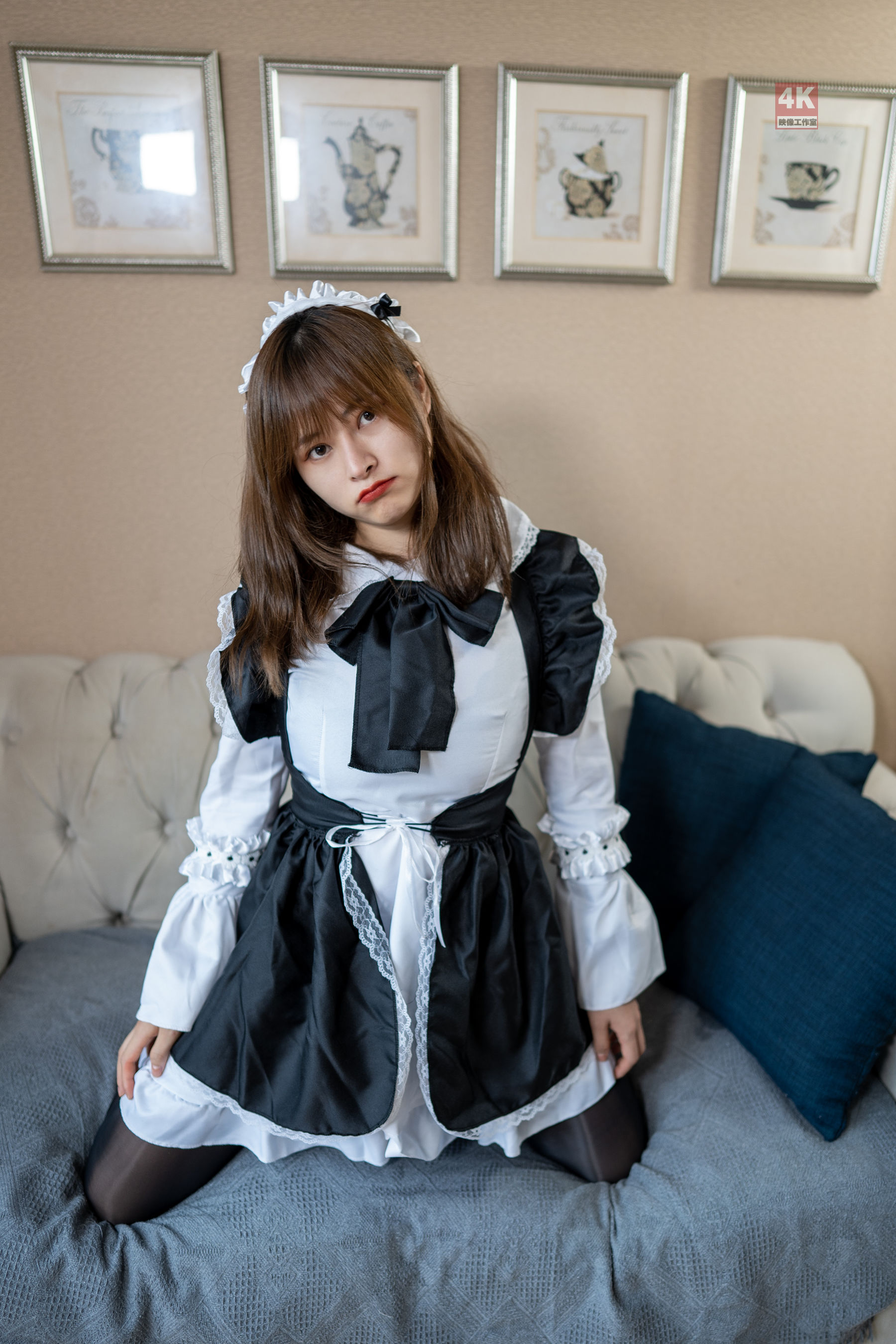 [丽柜Ligui] 网络丽人 Model 奈沐子 《女仆裙装》