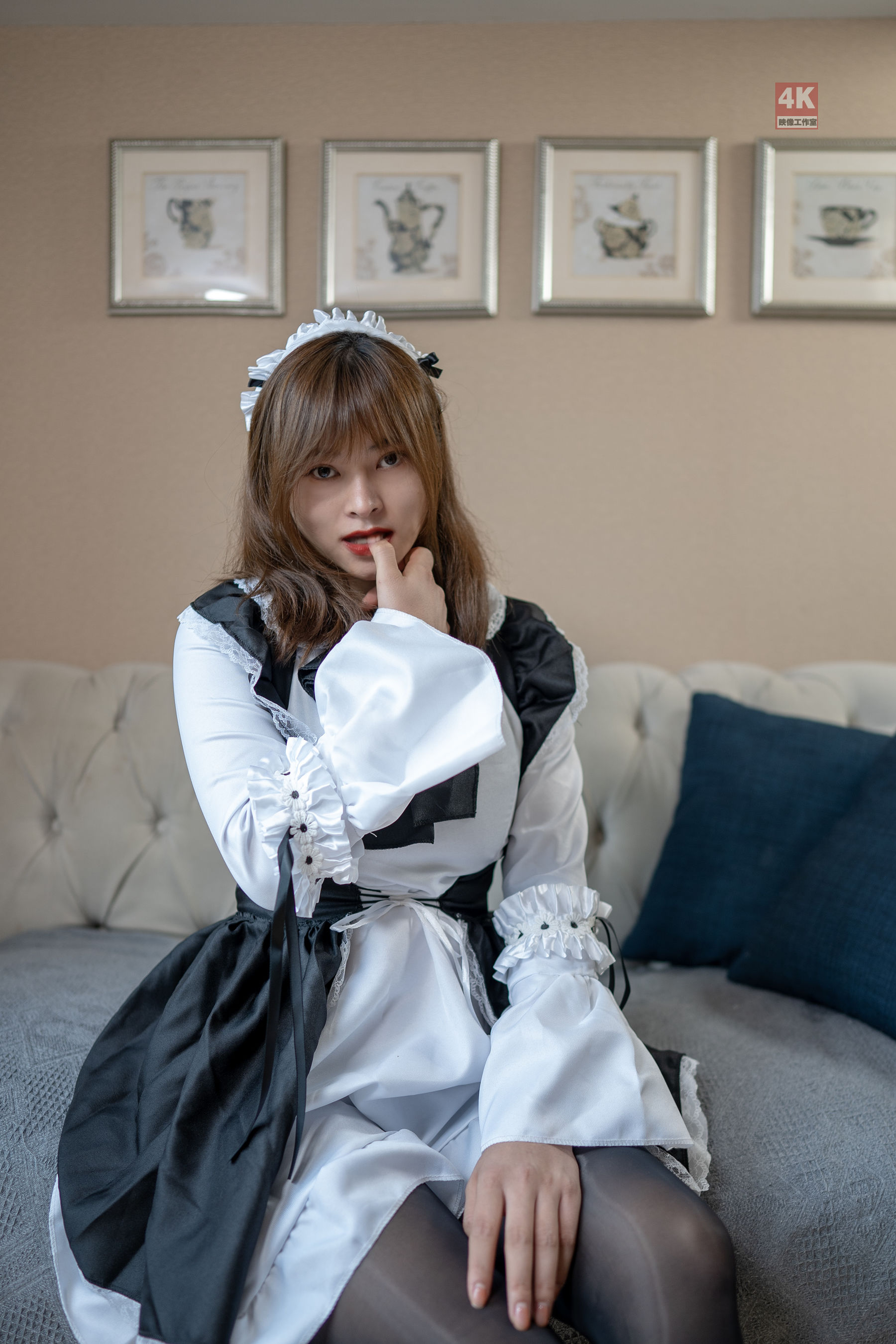 [丽柜Ligui] 网络丽人 Model 奈沐子 《女仆裙装》