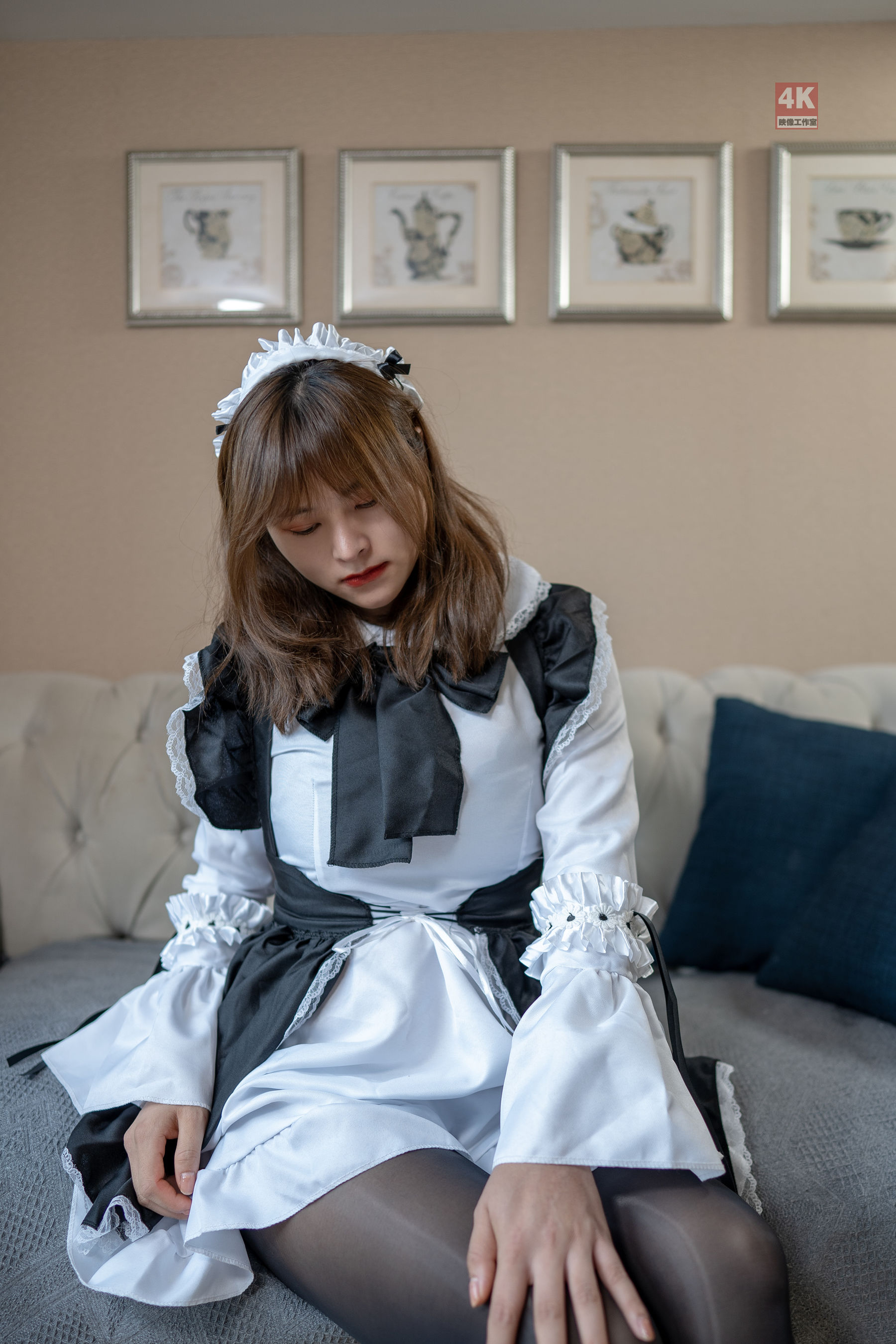 [丽柜Ligui] 网络丽人 Model 奈沐子 《女仆裙装》