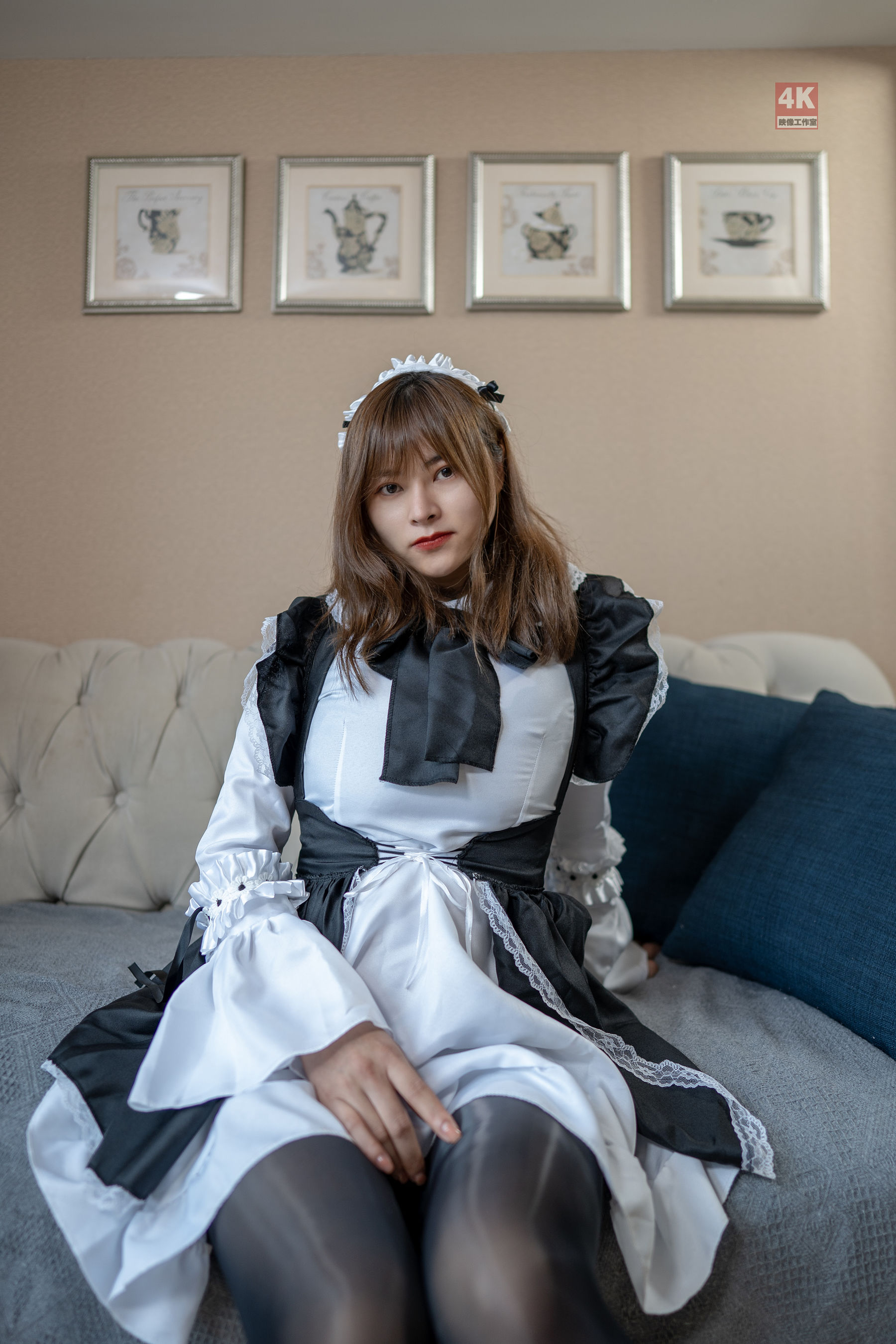 [丽柜Ligui] 网络丽人 Model 奈沐子 《女仆裙装》