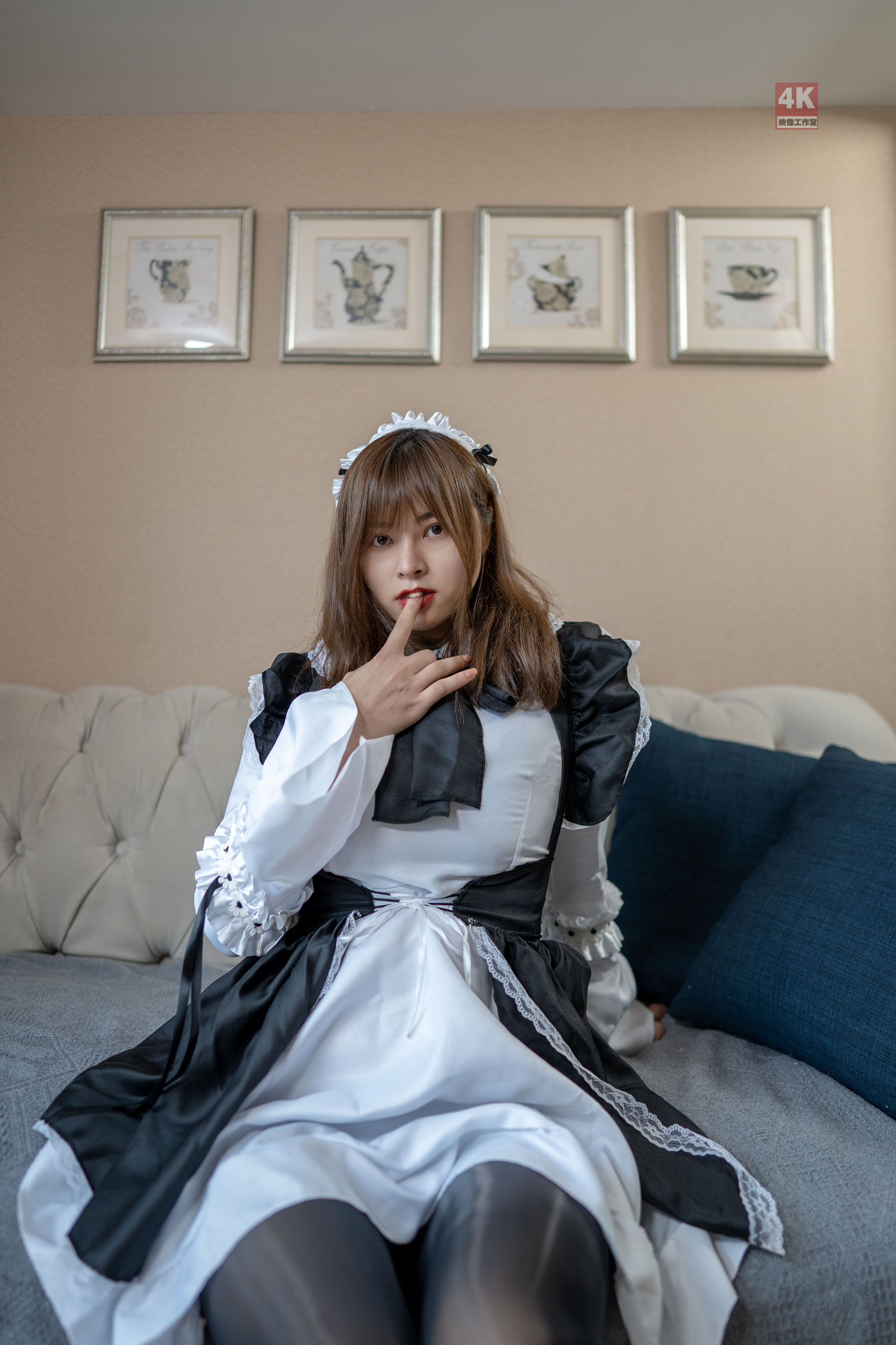 [丽柜Ligui] 网络丽人 Model 奈沐子 《女仆裙装》