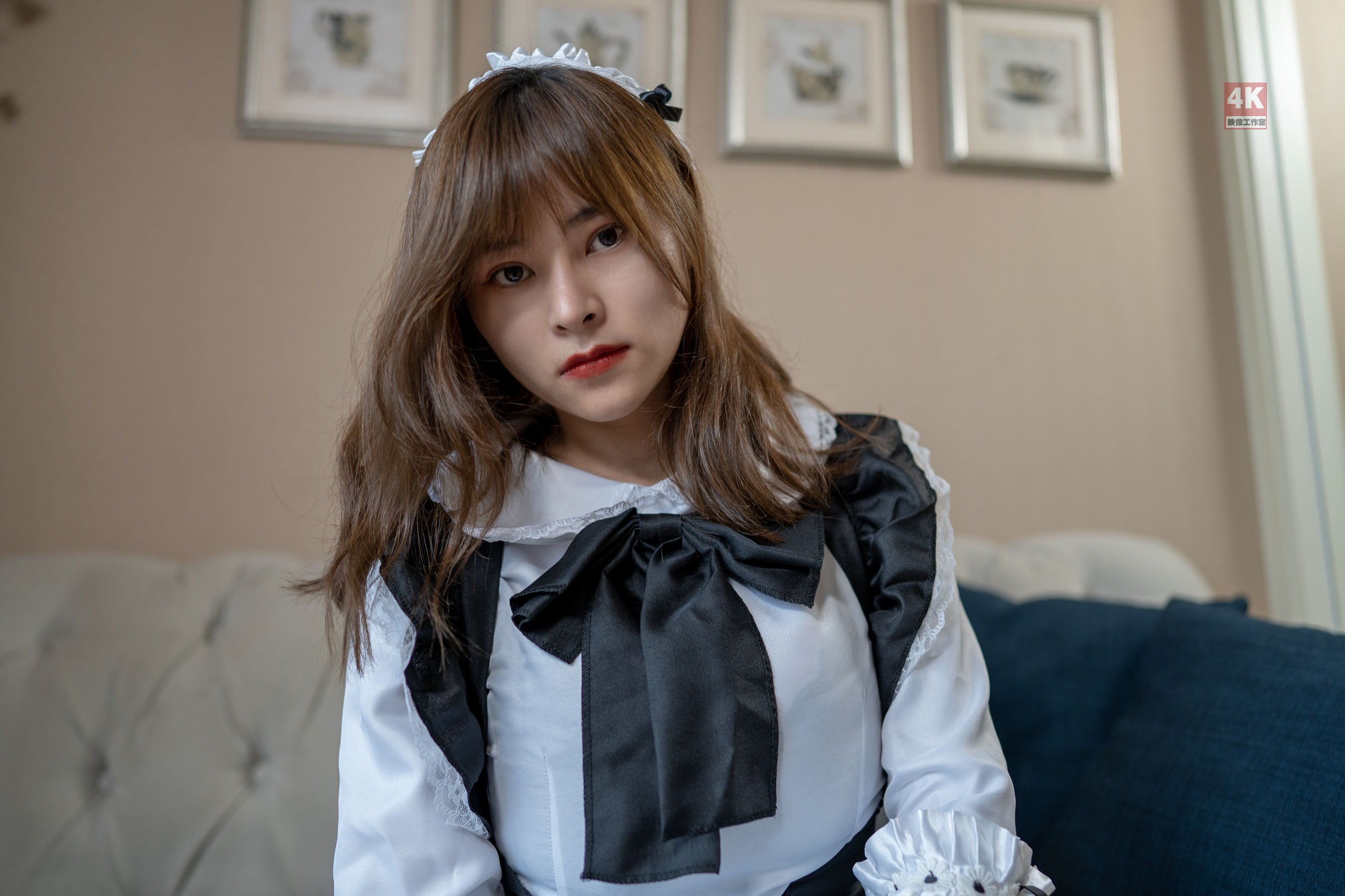 [丽柜Ligui] 网络丽人 Model 奈沐子 《女仆裙装》