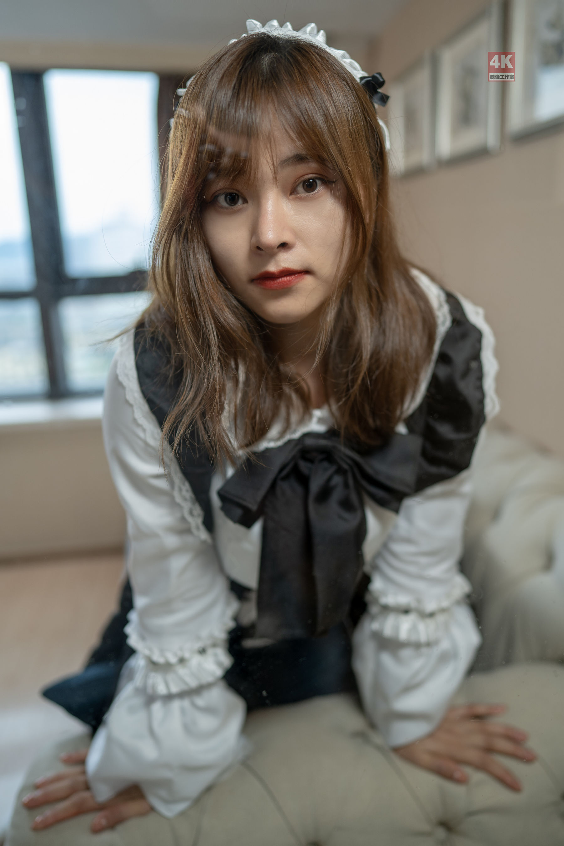 [丽柜Ligui] 网络丽人 Model 奈沐子 《女仆裙装》
