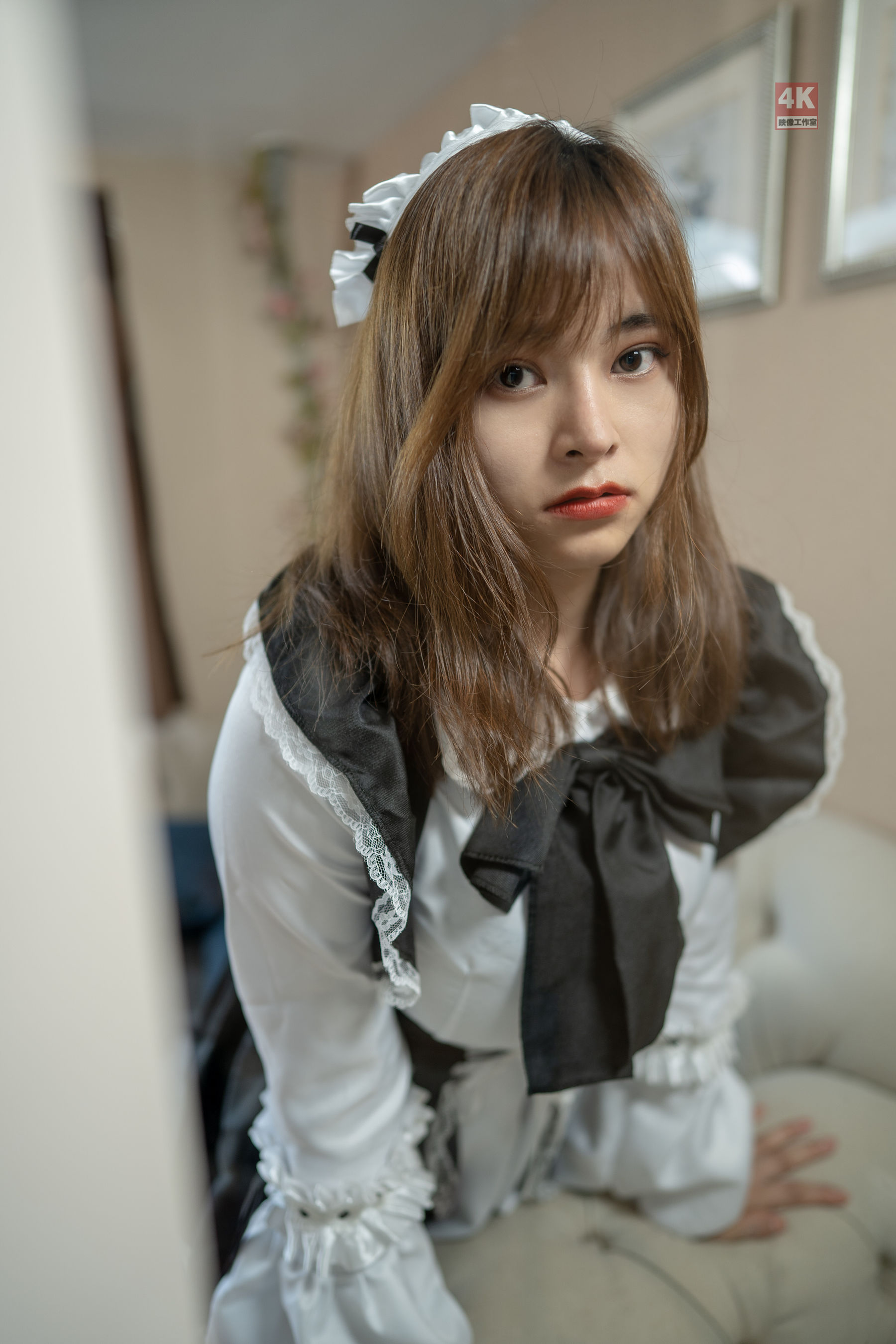 [丽柜Ligui] 网络丽人 Model 奈沐子 《女仆裙装》