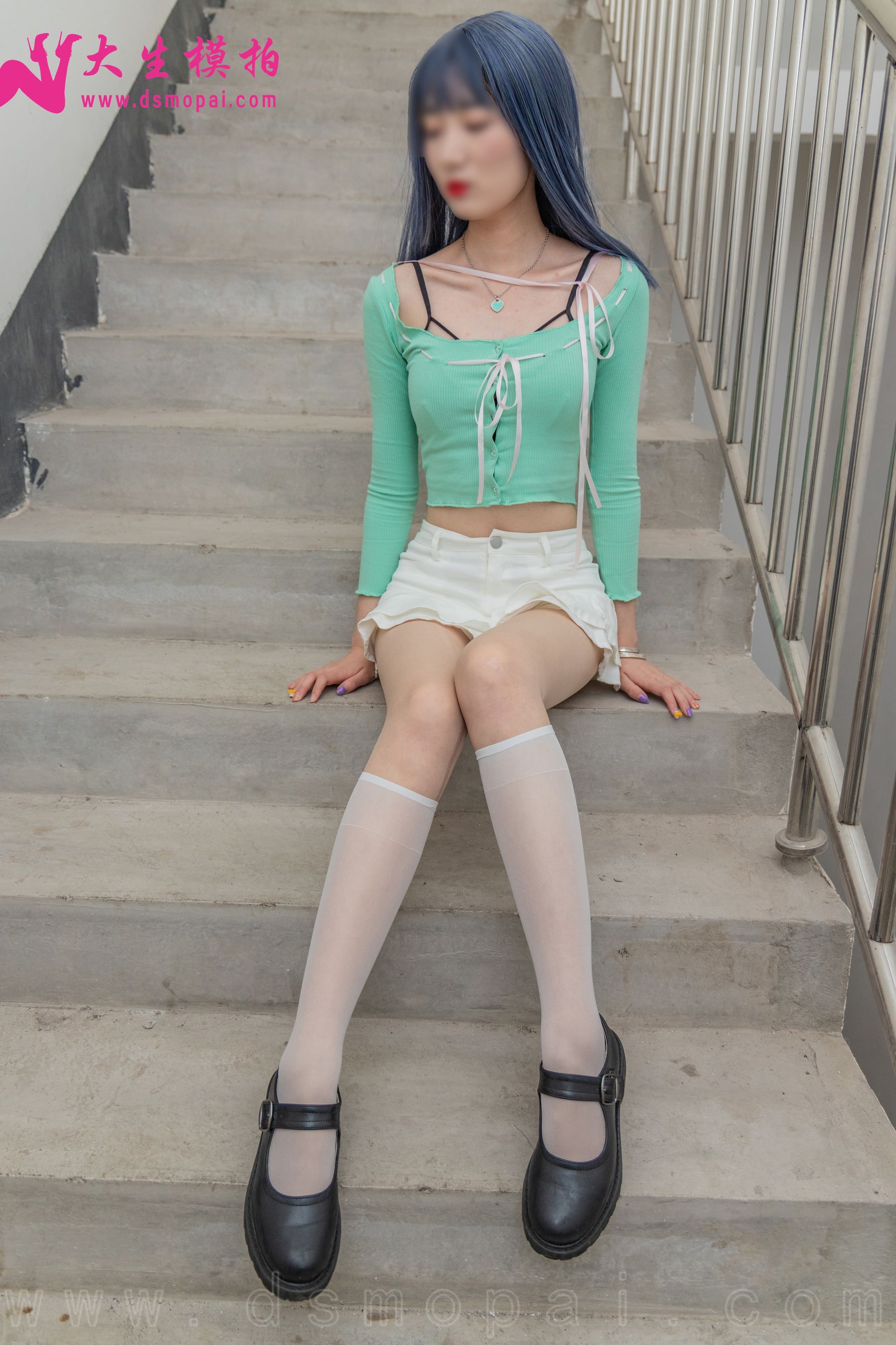 [大生模拍] NO.234 利利 楼道美丝 写真套图