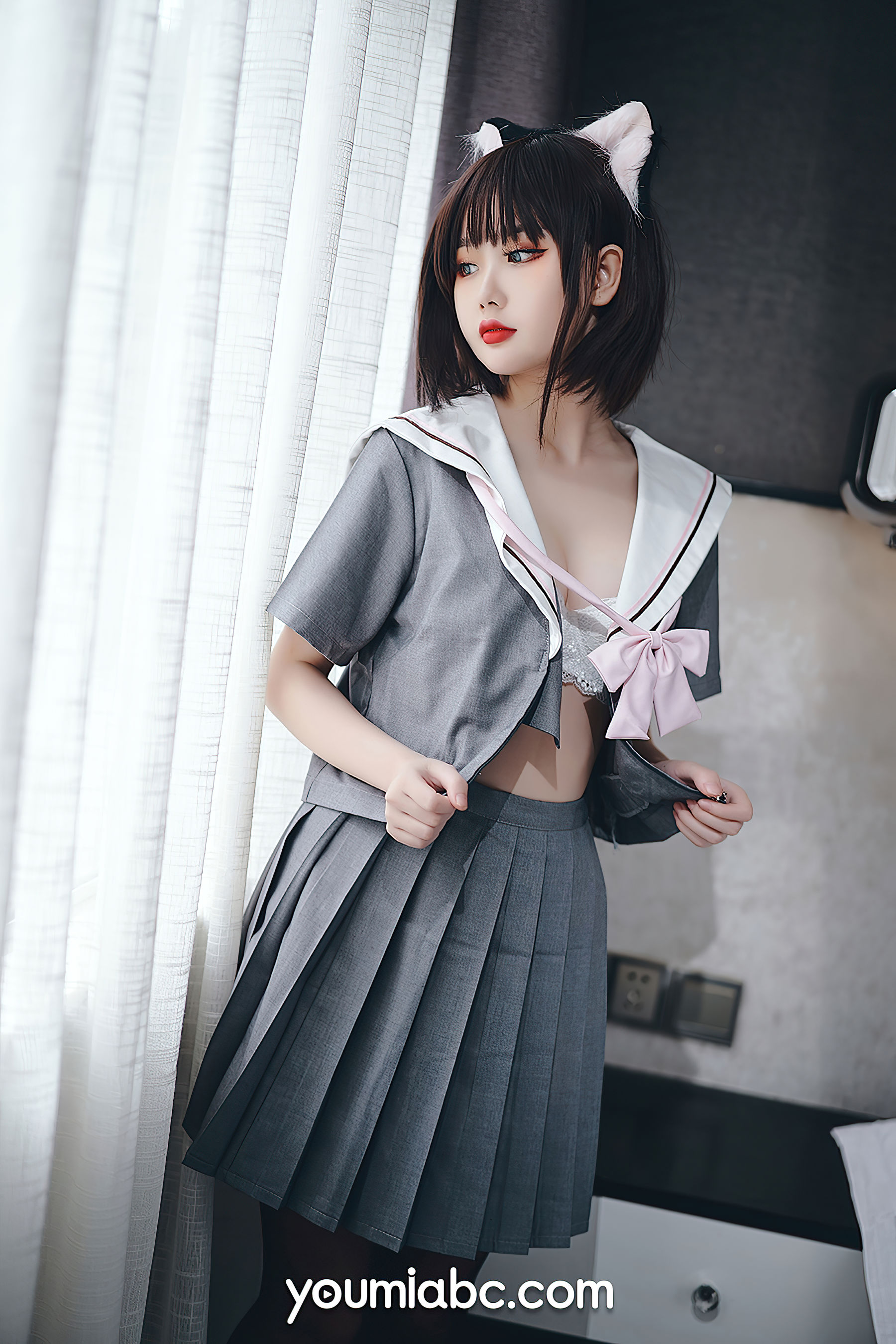 [尤蜜YouMi]  您的蛋蛋 - 制服猫娘