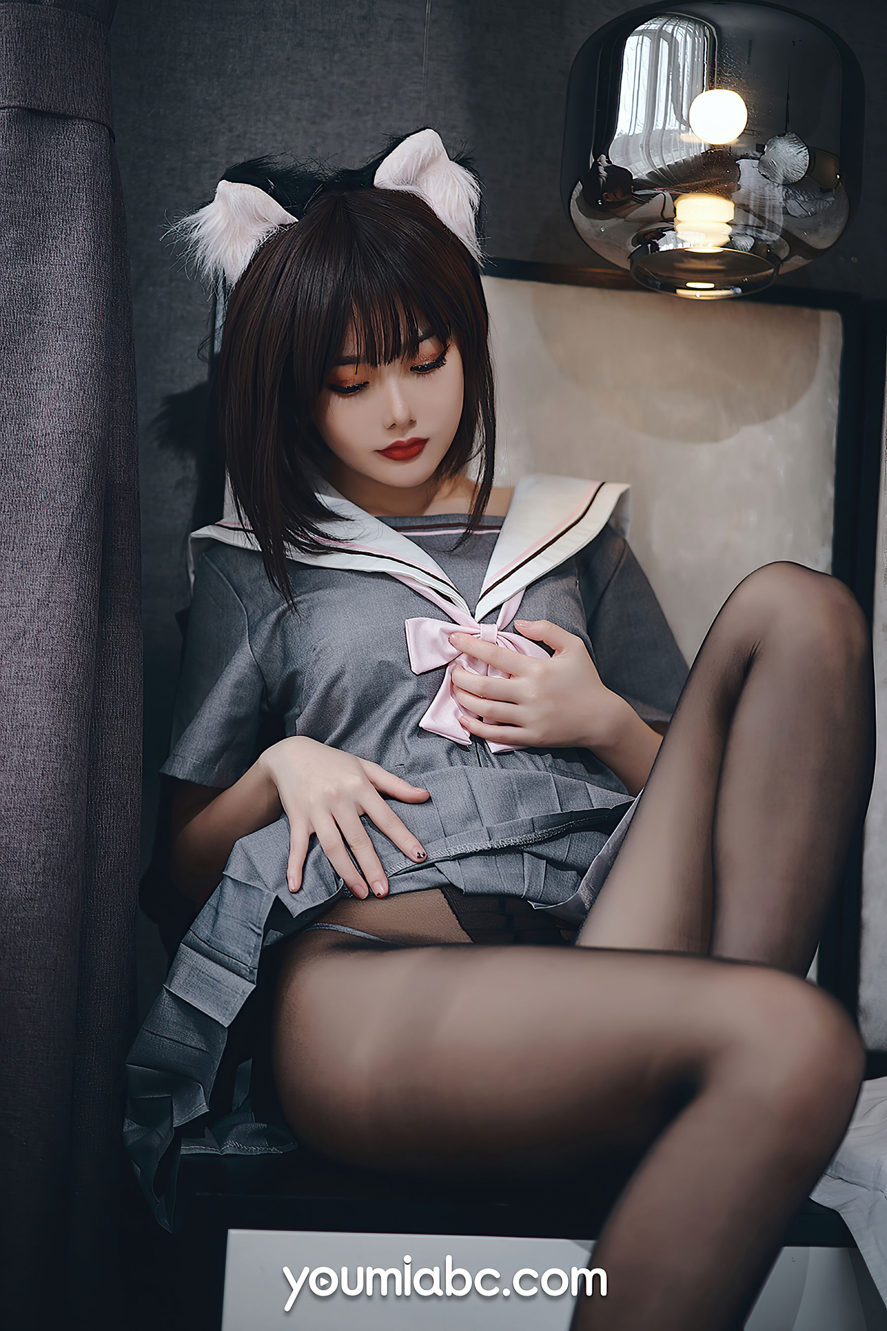 [尤蜜YouMi]  您的蛋蛋 - 制服猫娘