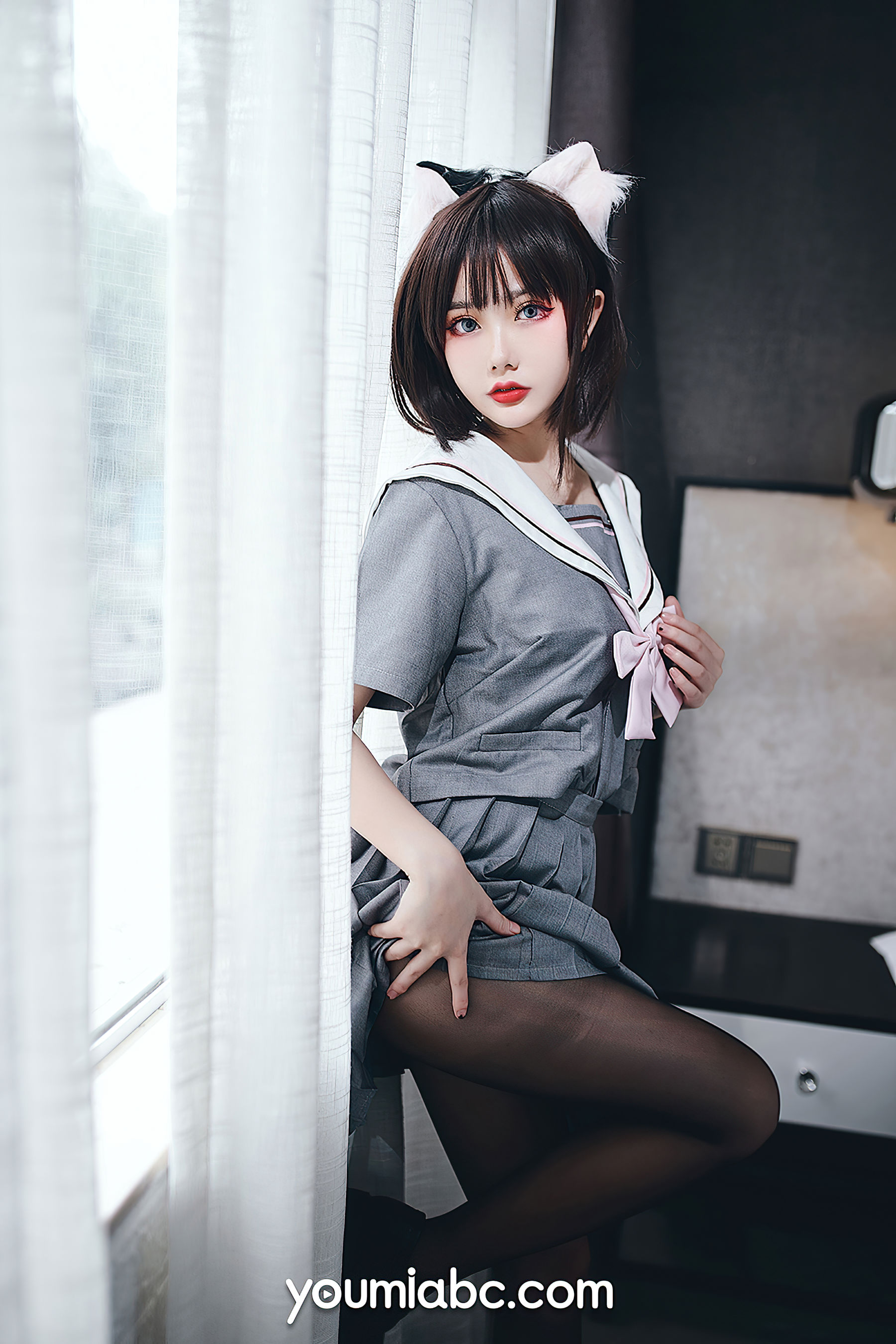 [尤蜜YouMi]  您的蛋蛋 - 制服猫娘