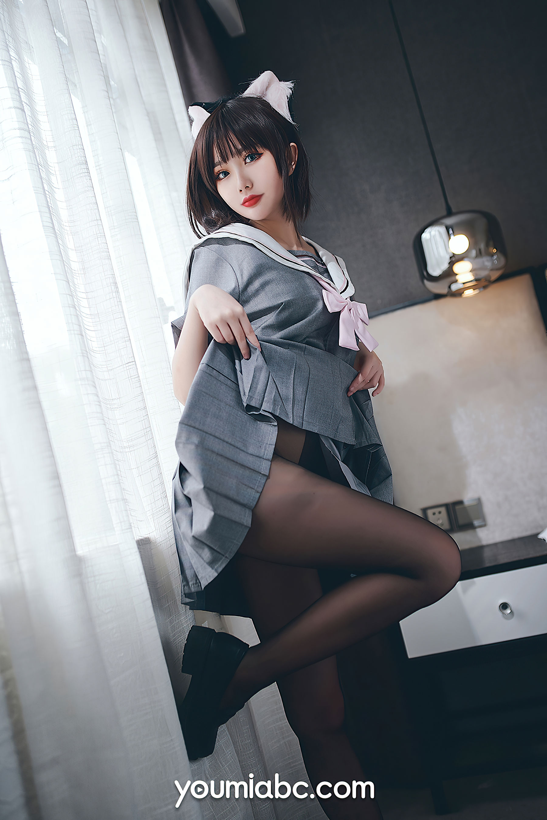 [尤蜜YouMi]  您的蛋蛋 - 制服猫娘