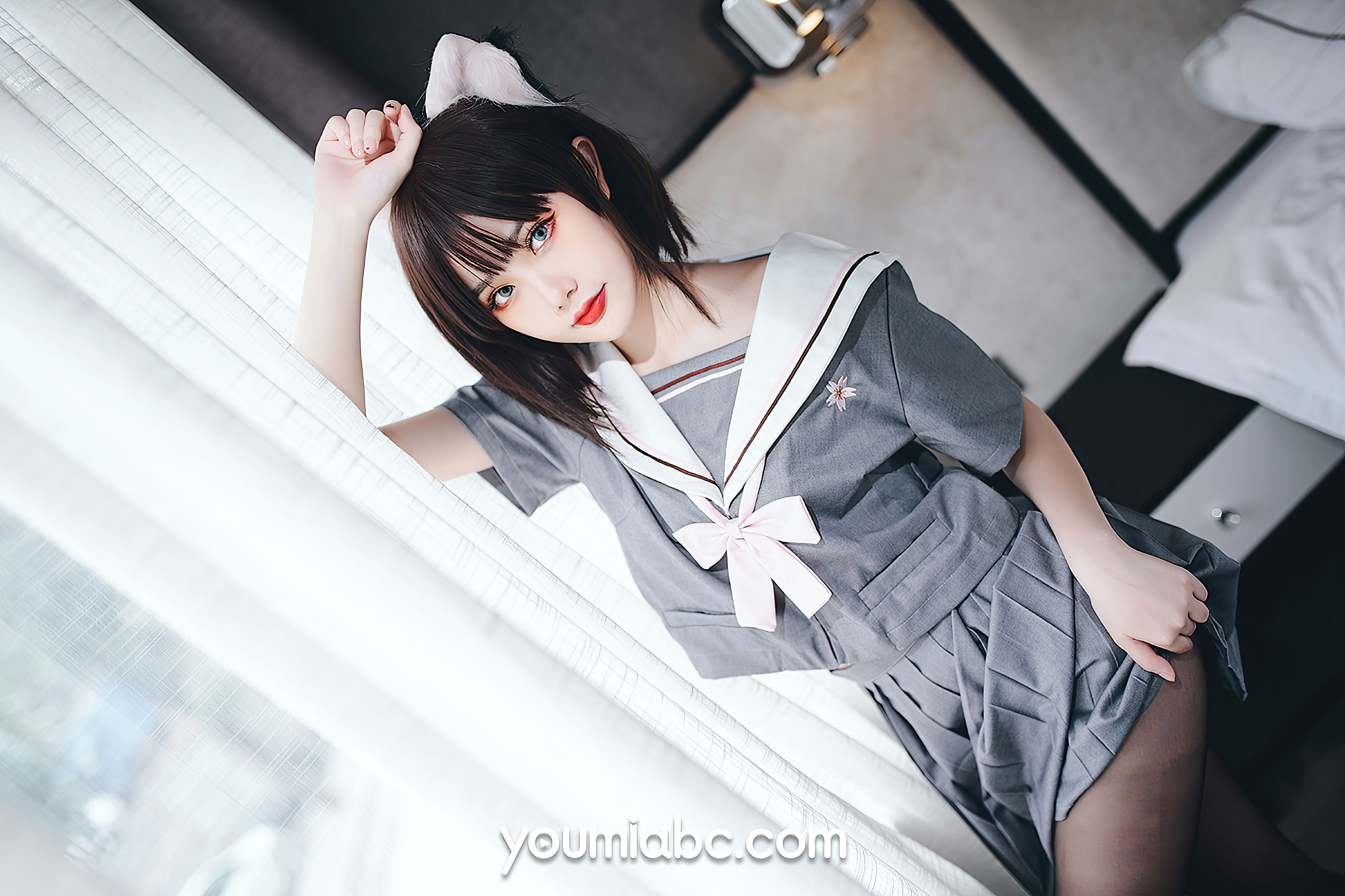 [尤蜜YouMi]  您的蛋蛋 - 制服猫娘
