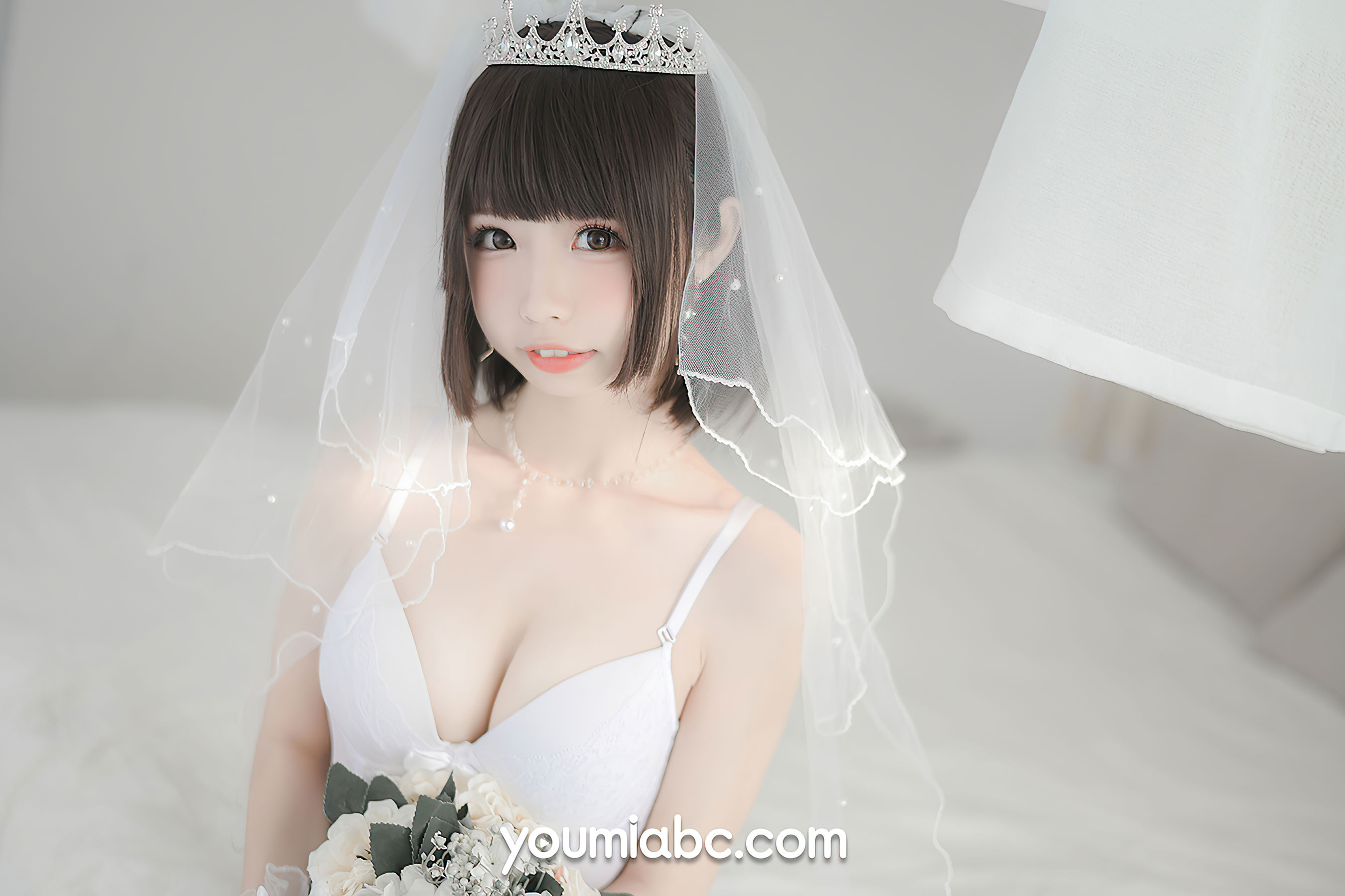 [尤蜜YouMi]  甜椒妙妙mio - 白皙花嫁