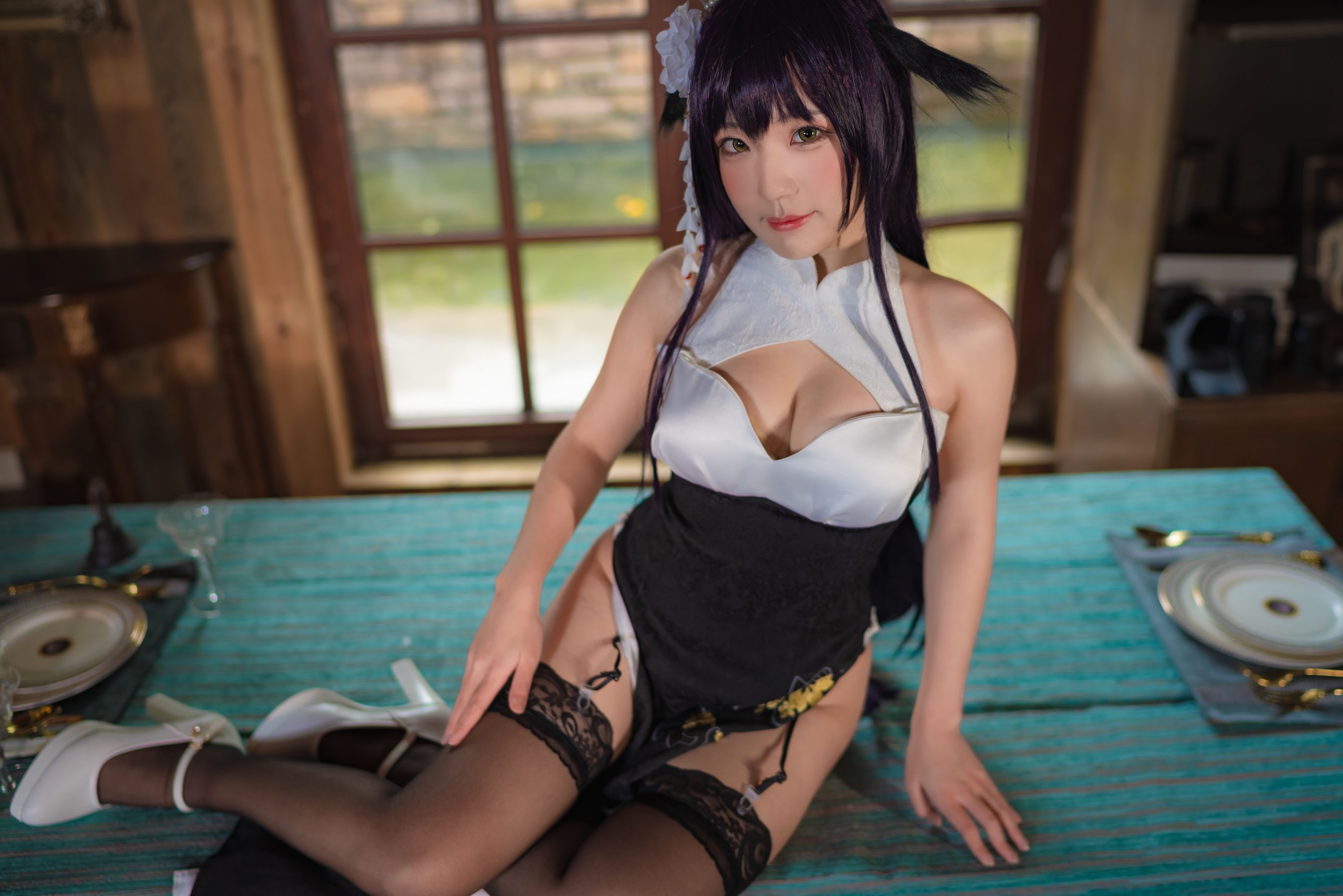 [网红COSER写真] 动漫博主Mime弥美 - 碧蓝航线 吾妻 旗袍