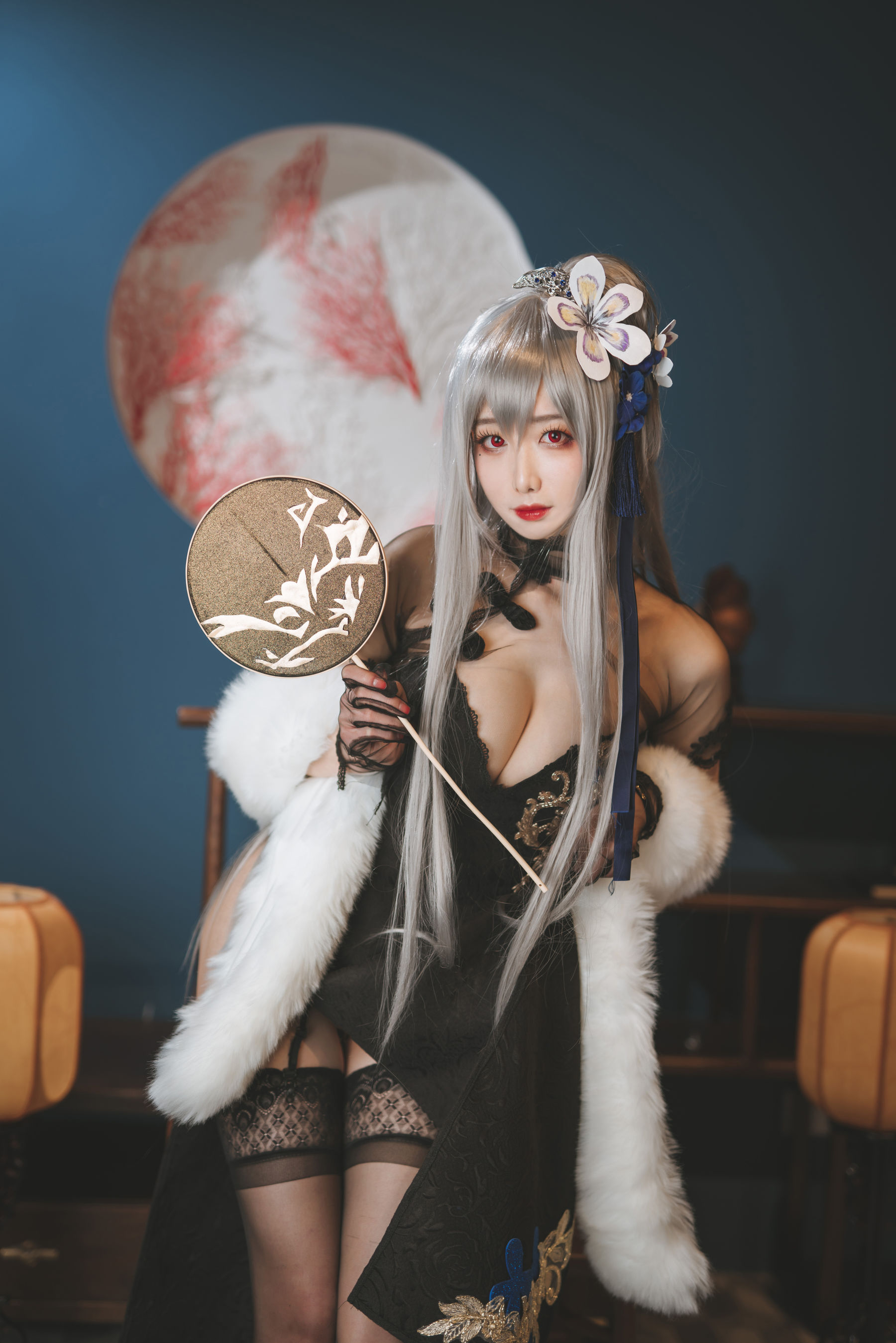 [网红COSER写真] 动漫博主封疆疆v - 路易九世旗袍