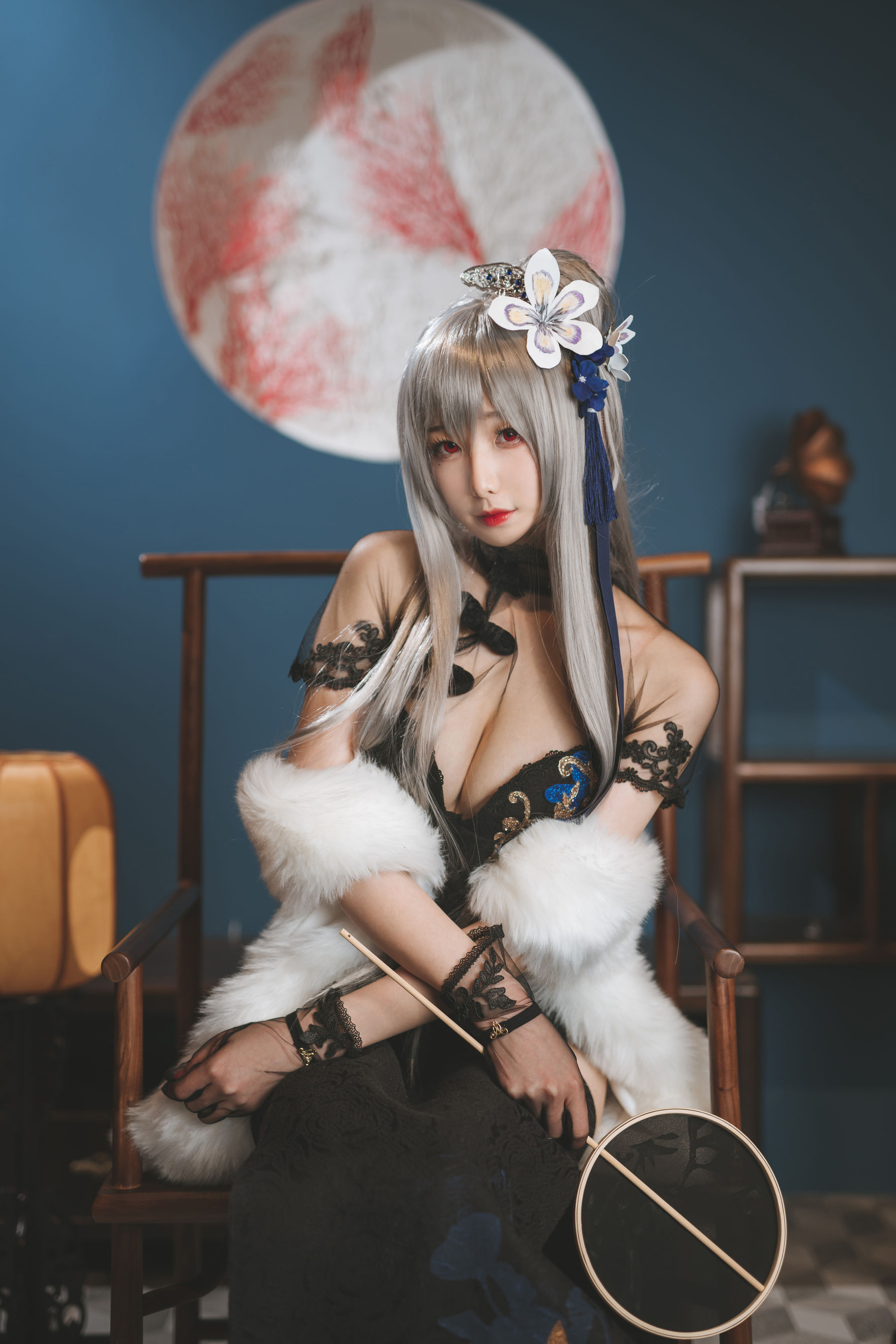 [网红COSER写真] 动漫博主封疆疆v - 路易九世旗袍
