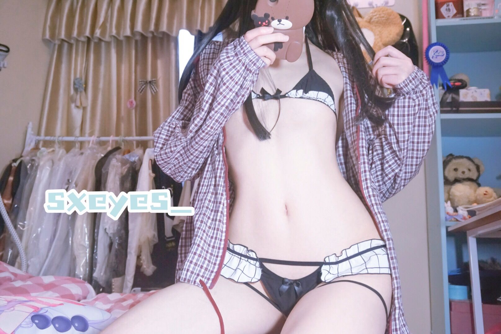 [网红COSER写真] 萌妹子眼酱大魔王w - 情趣内衣