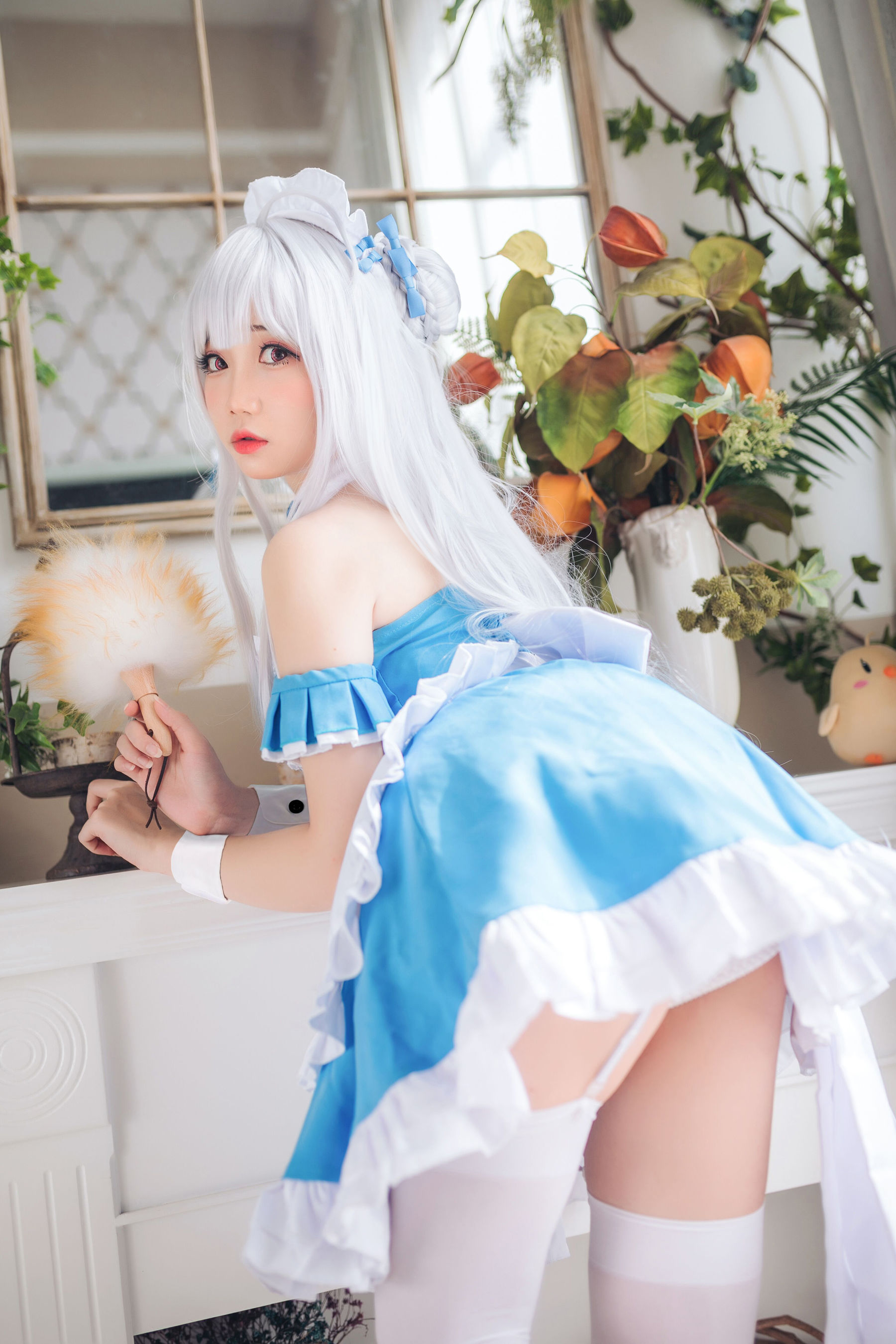 [网红COSER写真] 焖焖碳 - 小天鹅女仆