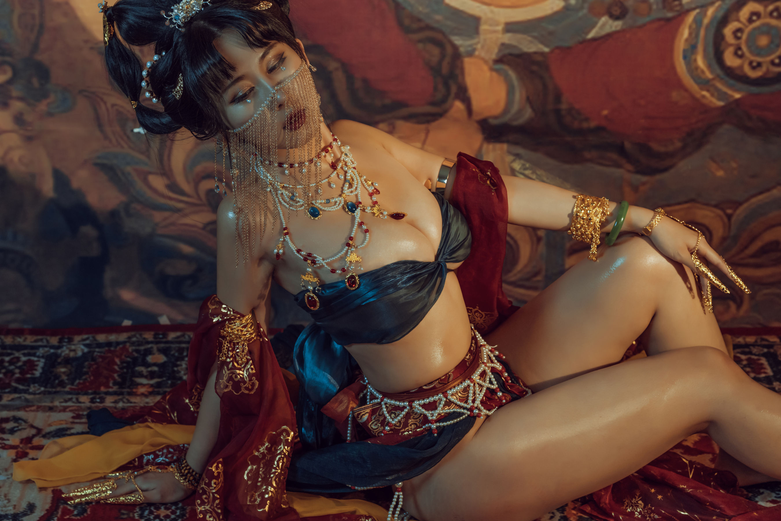 [网红COSER写真] 云溪溪 - 敦煌