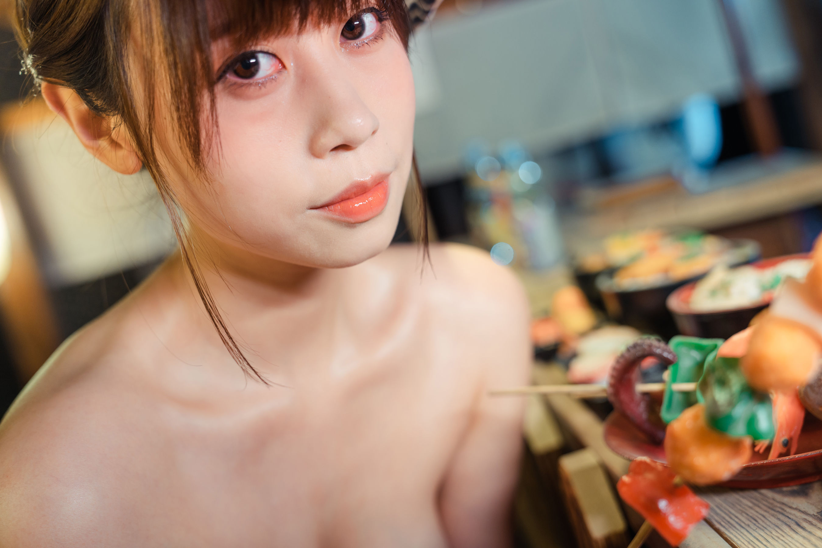 [网红COSER写真] 萌妹奈汐酱nice - 老板娘 4.0