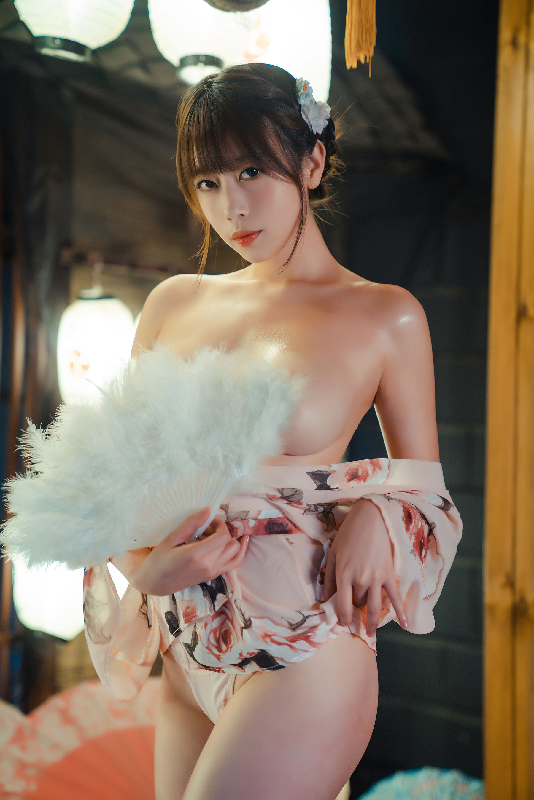 [网红COSER写真] 萌妹奈汐酱nice - 老板娘 4.0