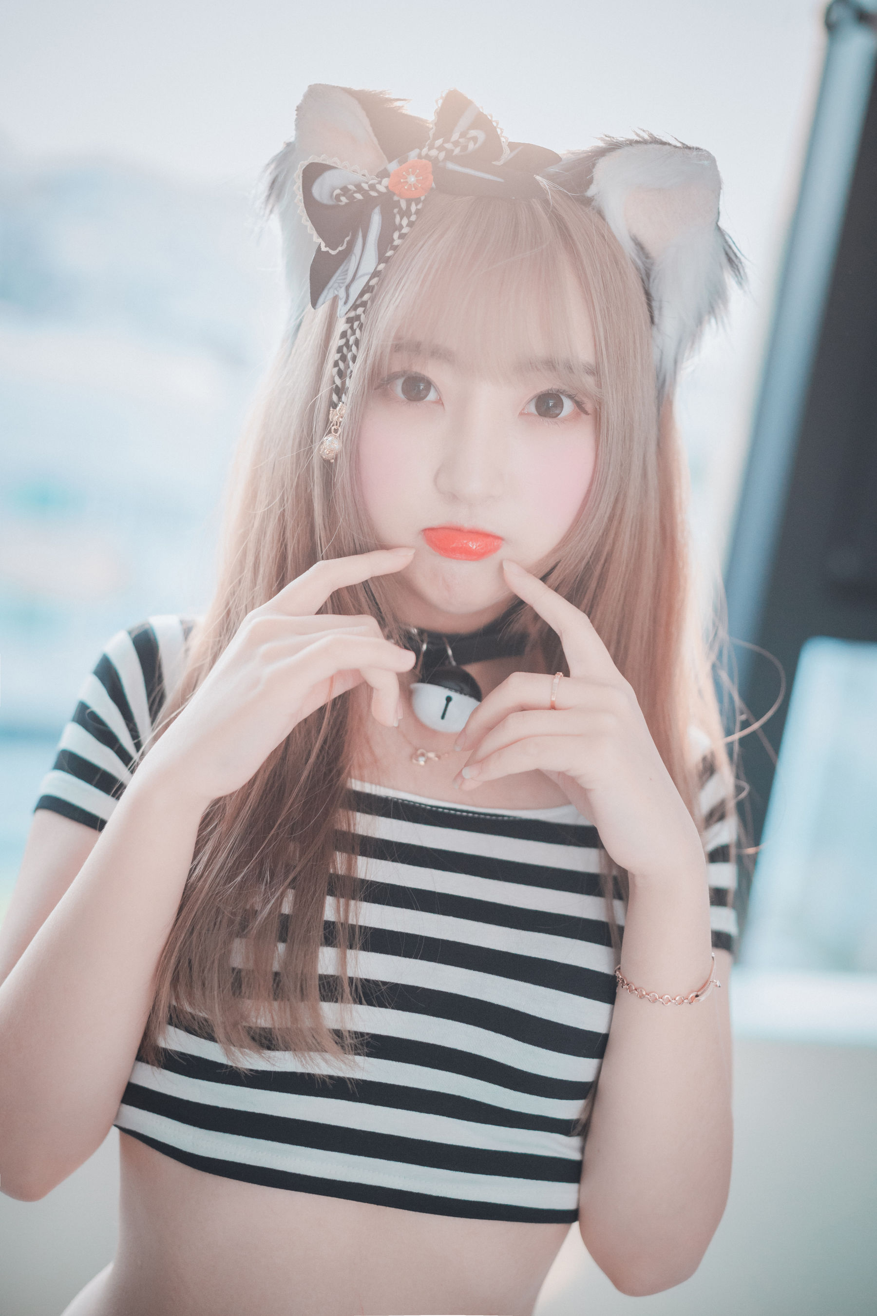 [DJAWA]  Hanari - Catgirl in Stripes