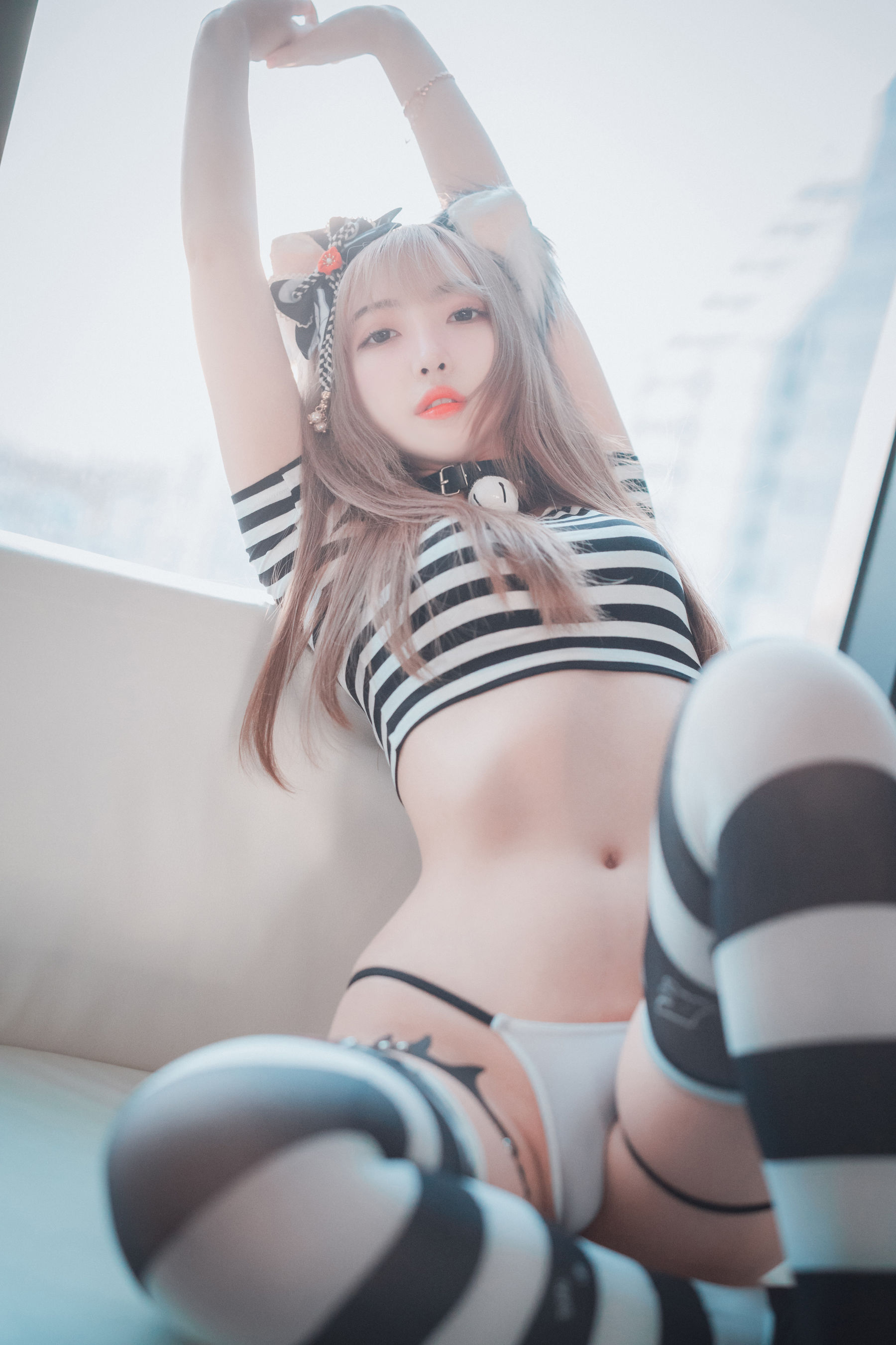 [DJAWA]  Hanari - Catgirl in Stripes