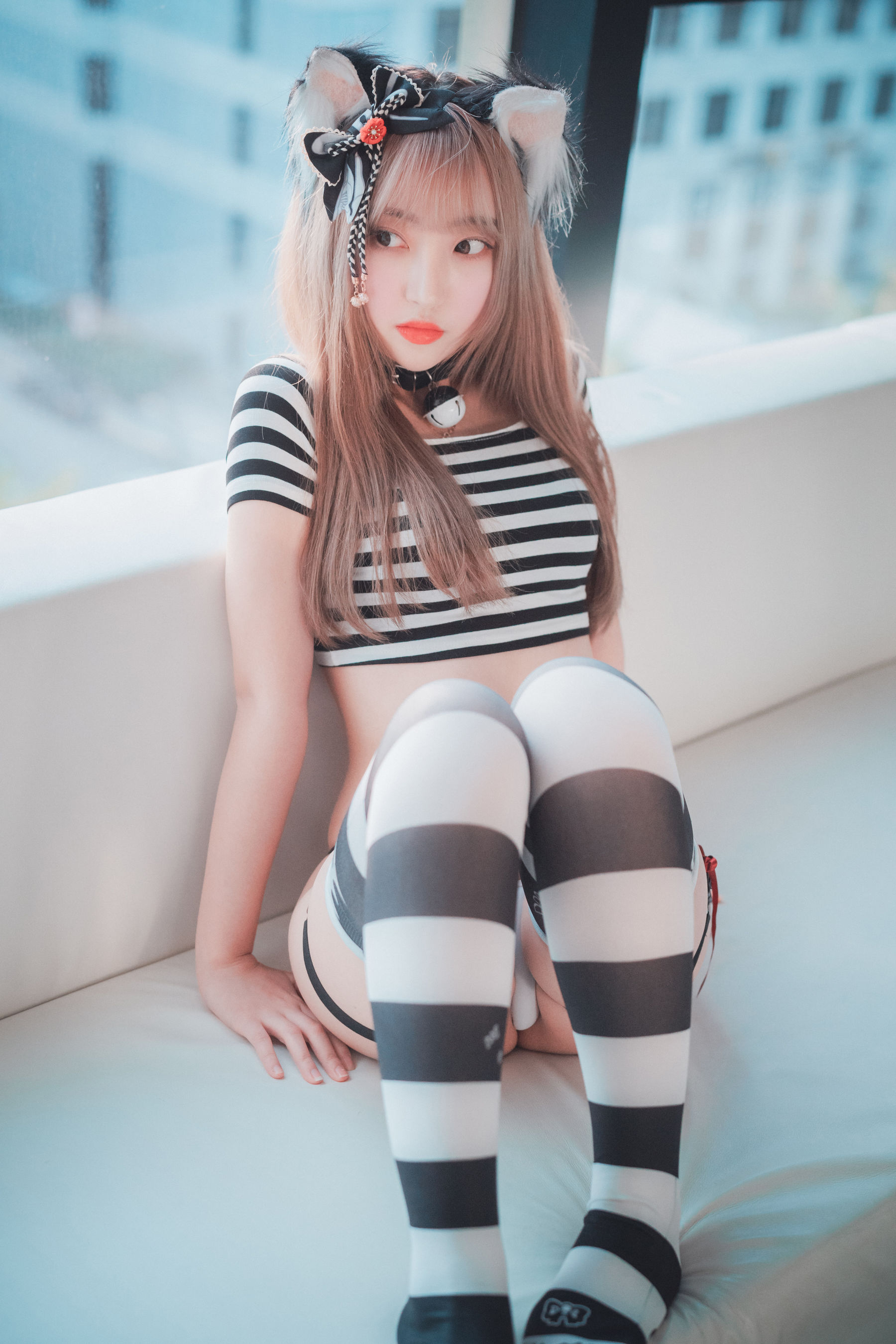 [DJAWA]  Hanari - Catgirl in Stripes