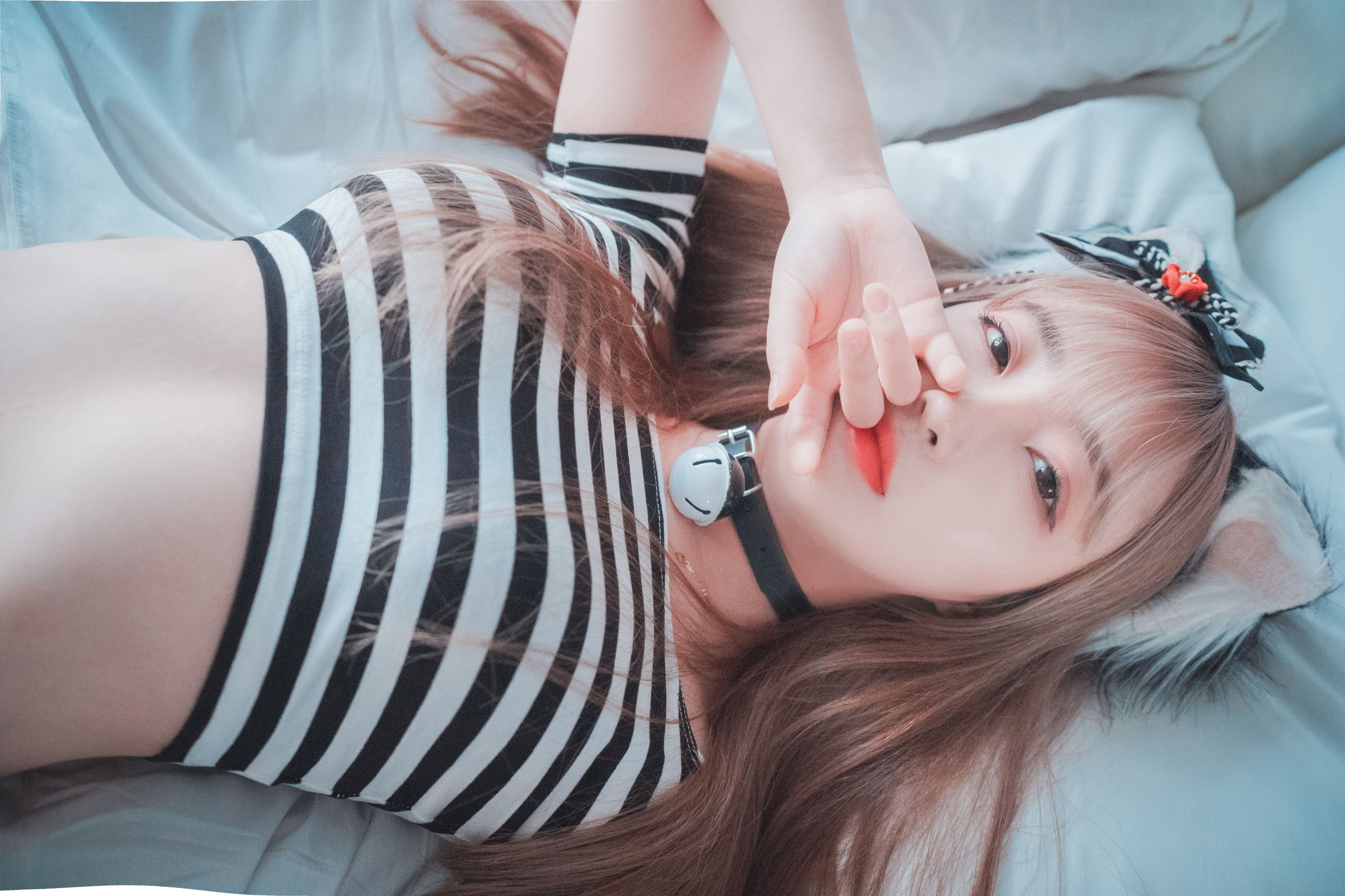 [DJAWA]  Hanari - Catgirl in Stripes
