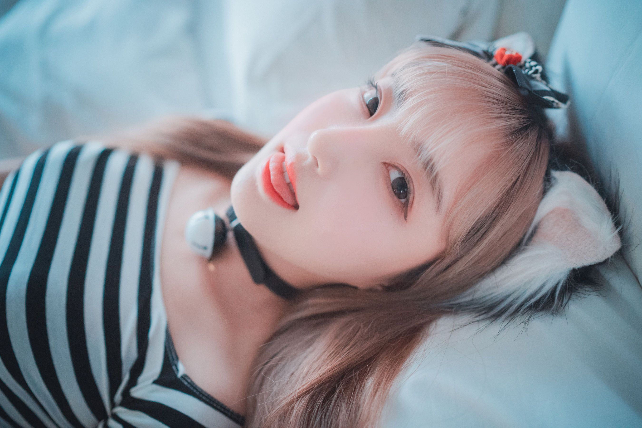 [DJAWA]  Hanari - Catgirl in Stripes