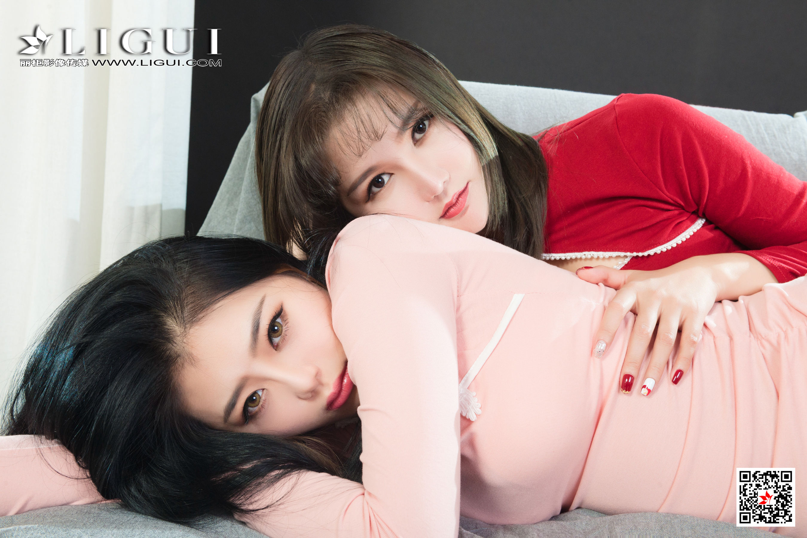 [丽柜Ligui] 网络丽人 Model 小智贤&文芮