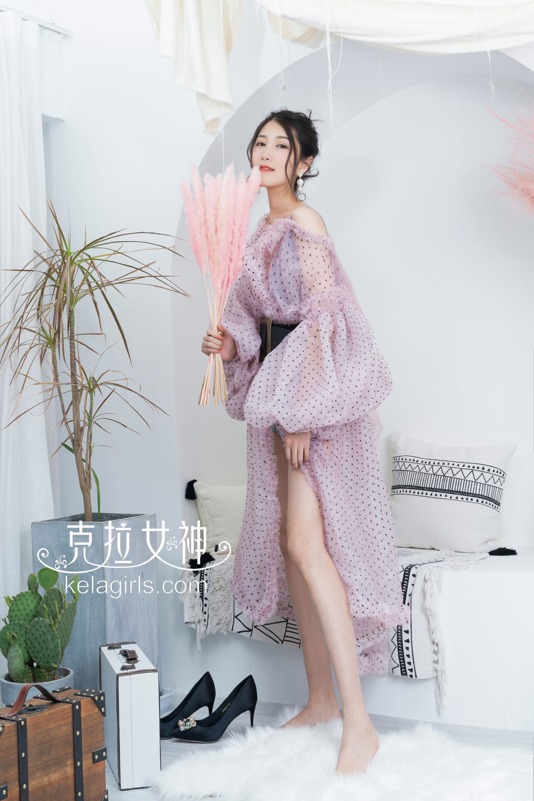 [克拉女神Kelagirls]  王睿 赤脚红尖