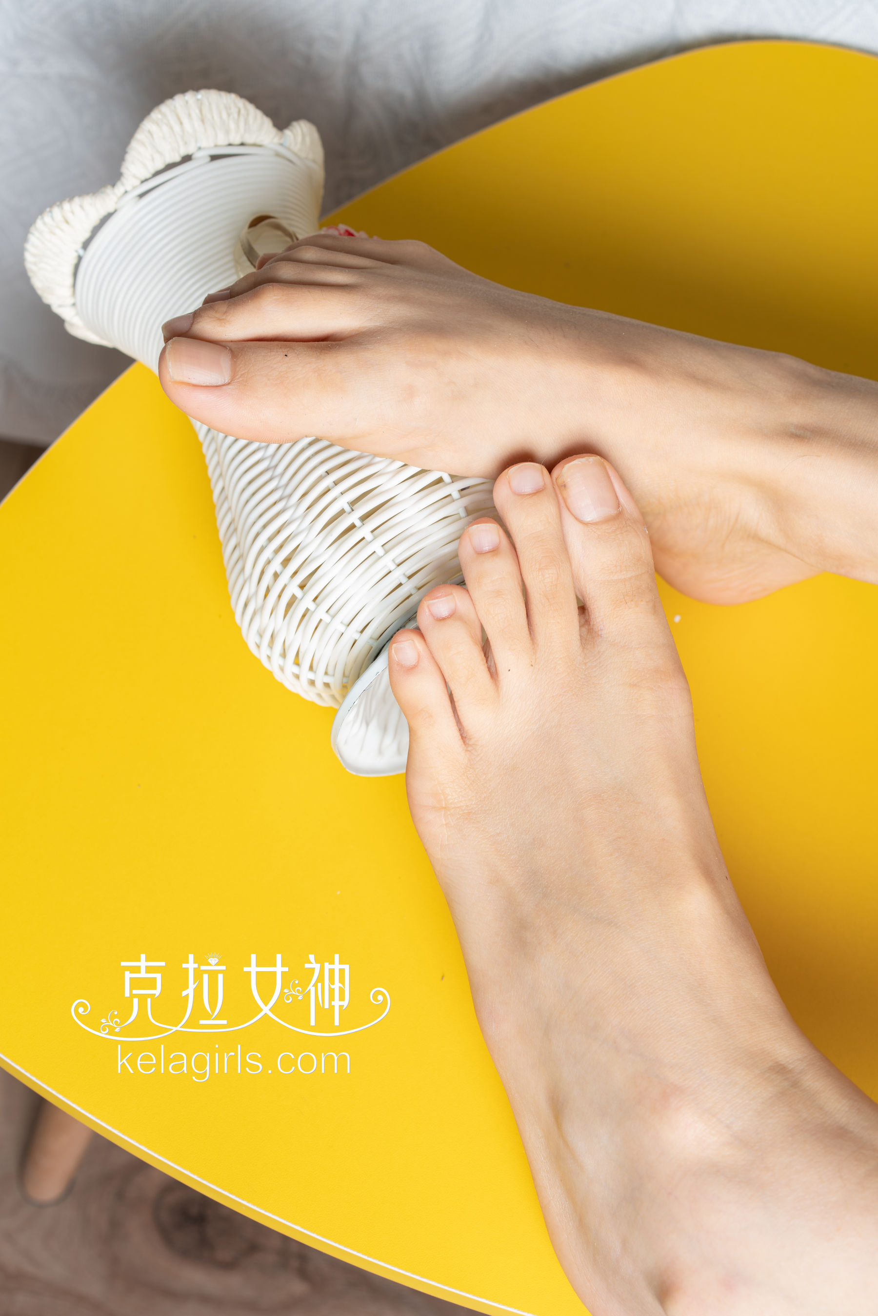 [克拉女神Kelagirls]  静宜 骨感素足