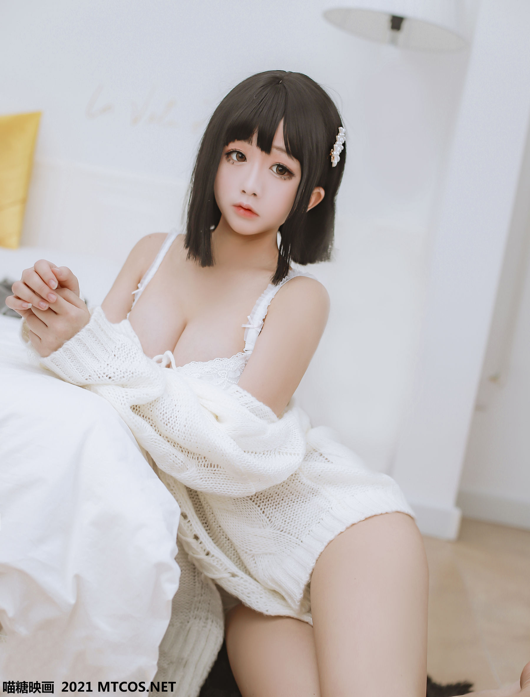 [喵糖映画] VOL.457 日奈娇 妹妹的白色毛衣
