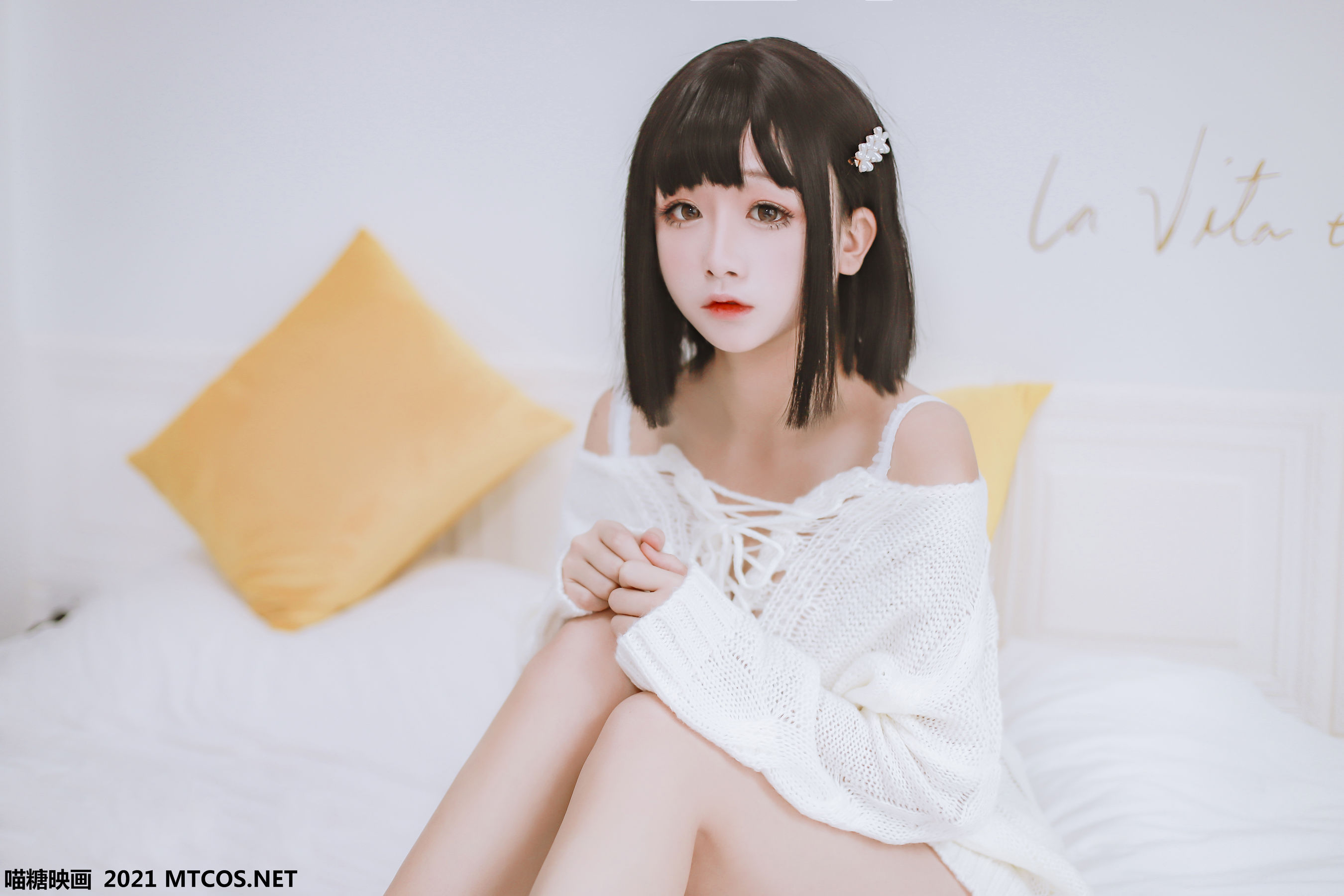 [喵糖映画] VOL.457 日奈娇 妹妹的白色毛衣