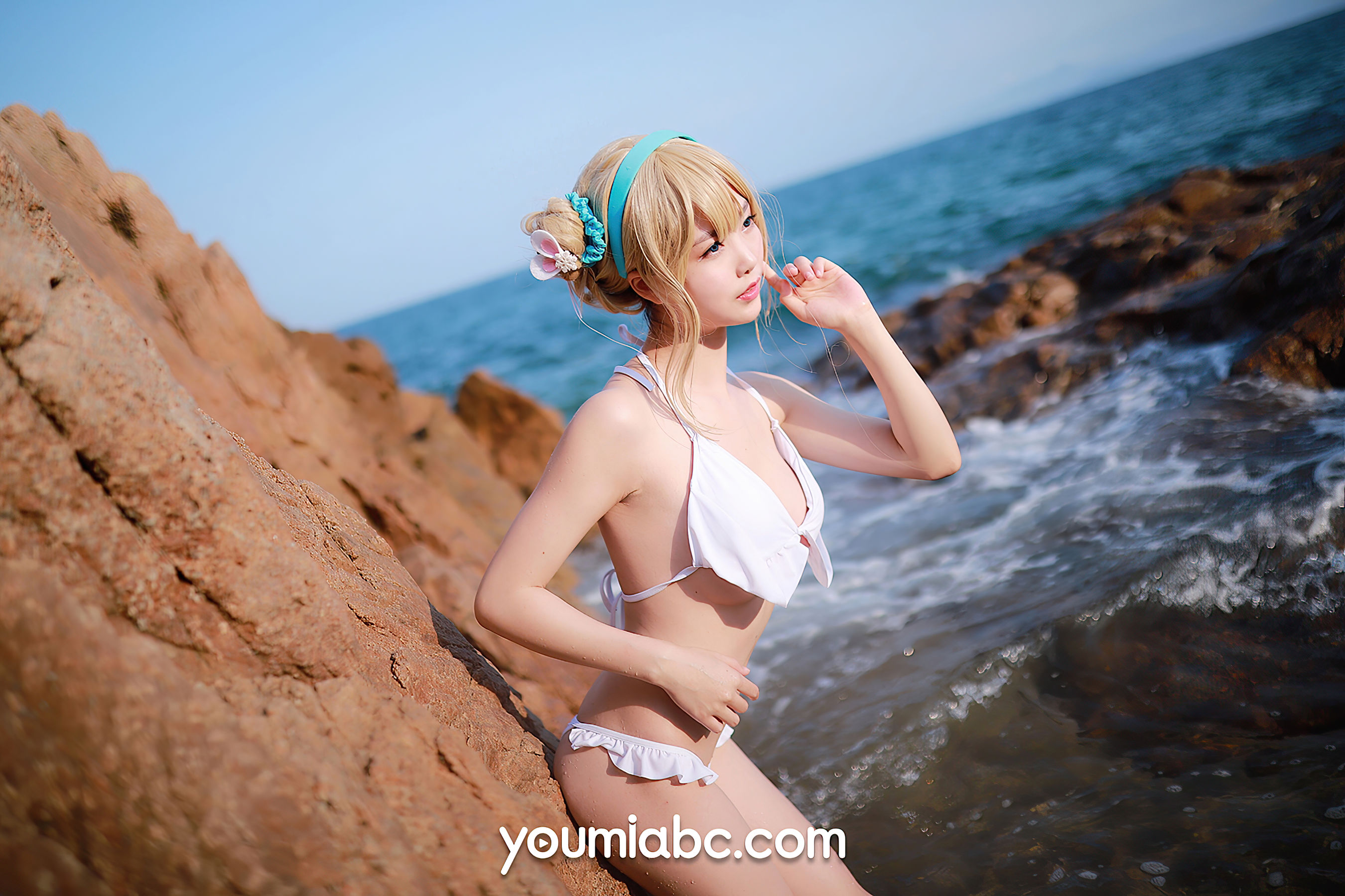 [尤蜜YouMi]  抖娘利世 海边的索米