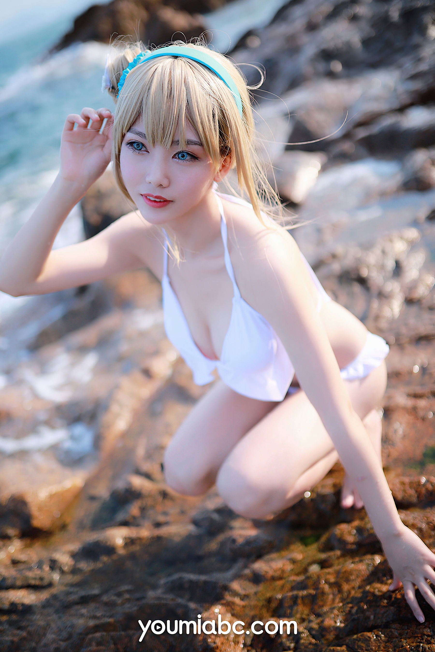 [尤蜜YouMi]  抖娘利世 海边的索米