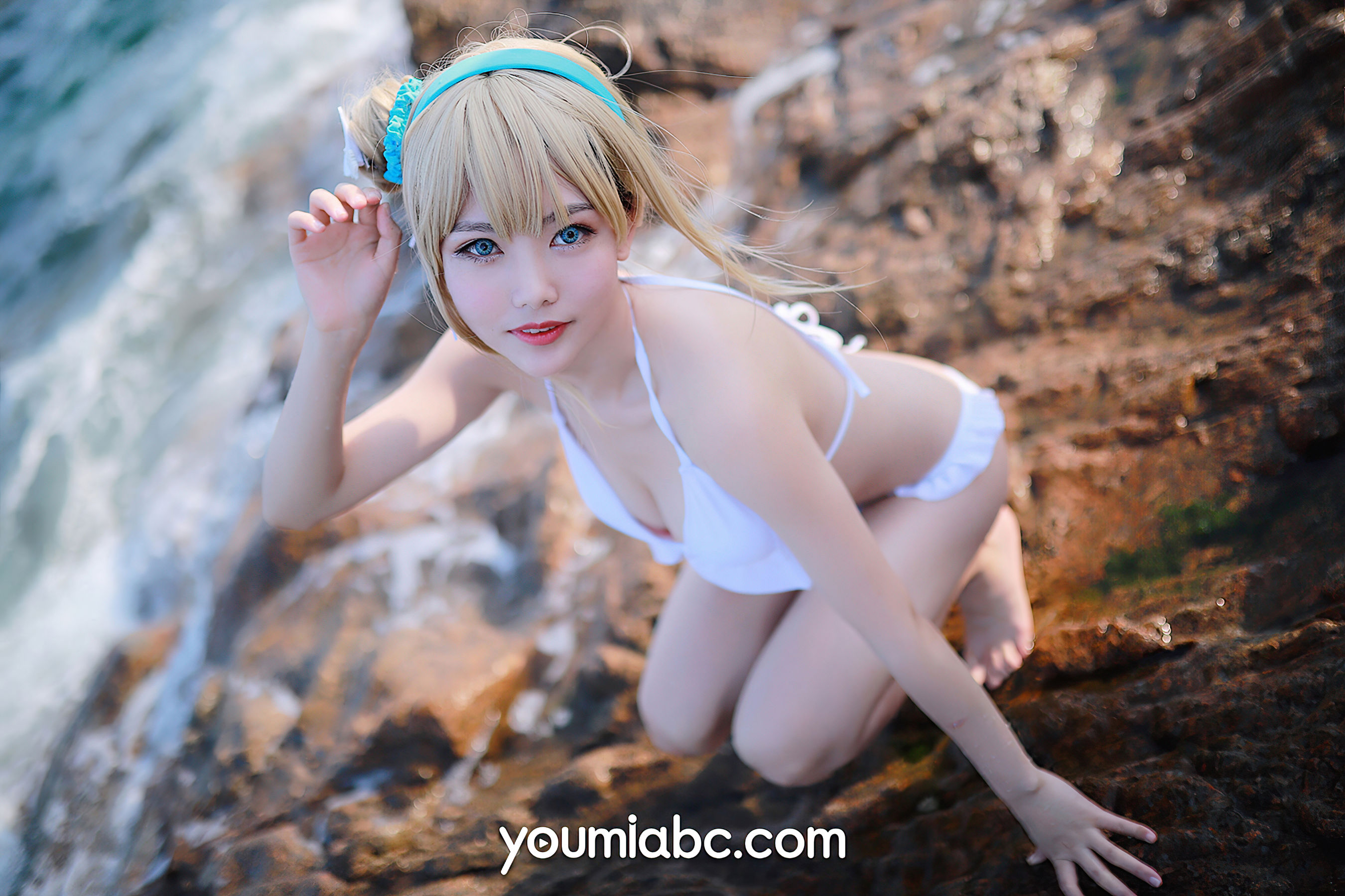 [尤蜜YouMi]  抖娘利世 海边的索米