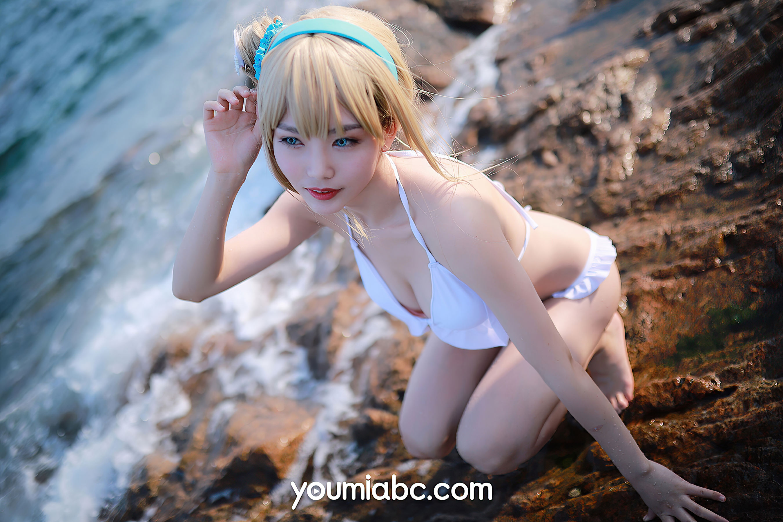 [尤蜜YouMi]  抖娘利世 海边的索米