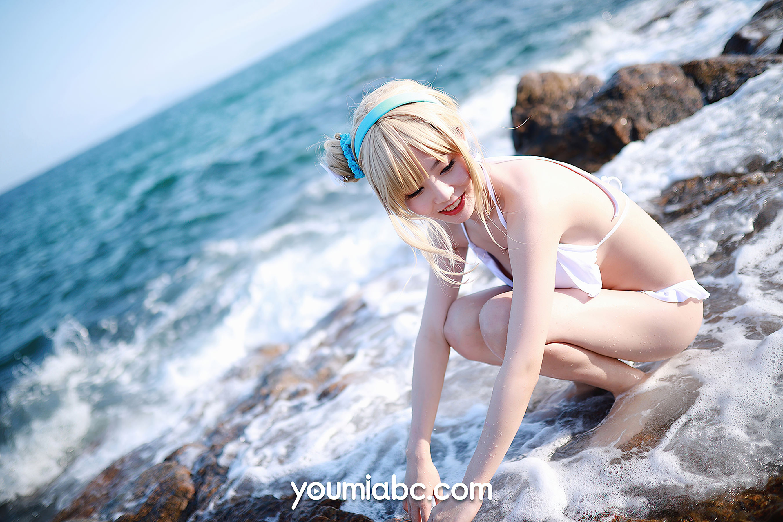 [尤蜜YouMi]  抖娘利世 海边的索米