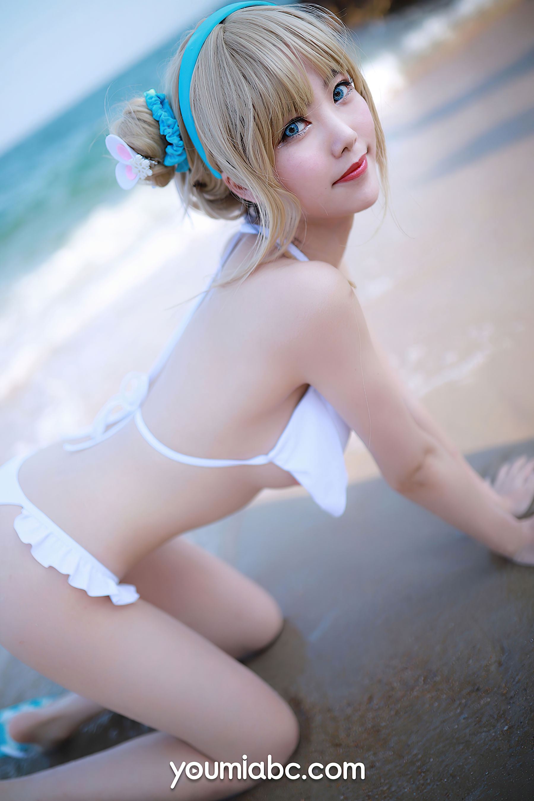 [尤蜜YouMi]  抖娘利世 海边的索米