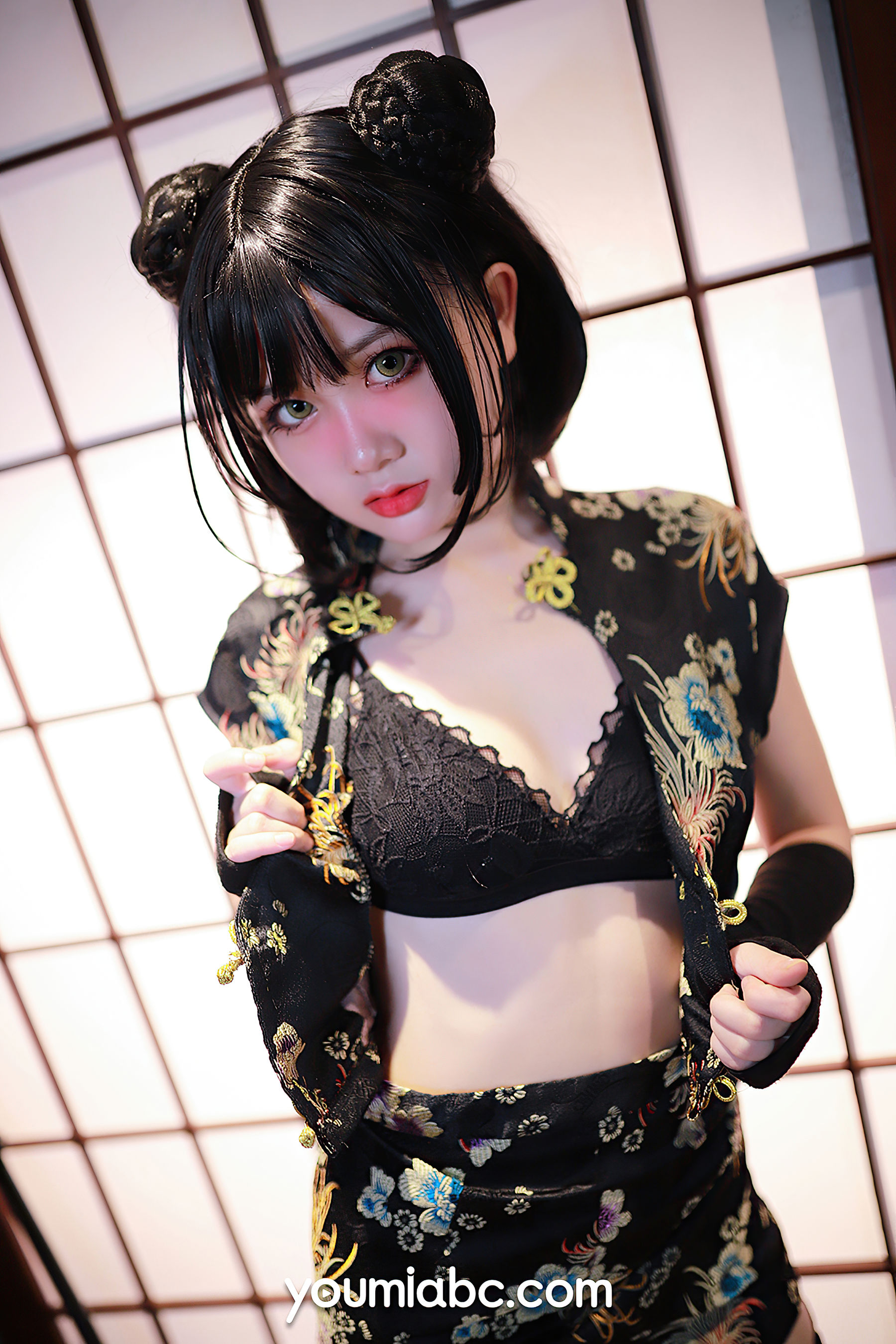 [尤蜜YouMi]  您的蛋蛋 旗袍武士娘