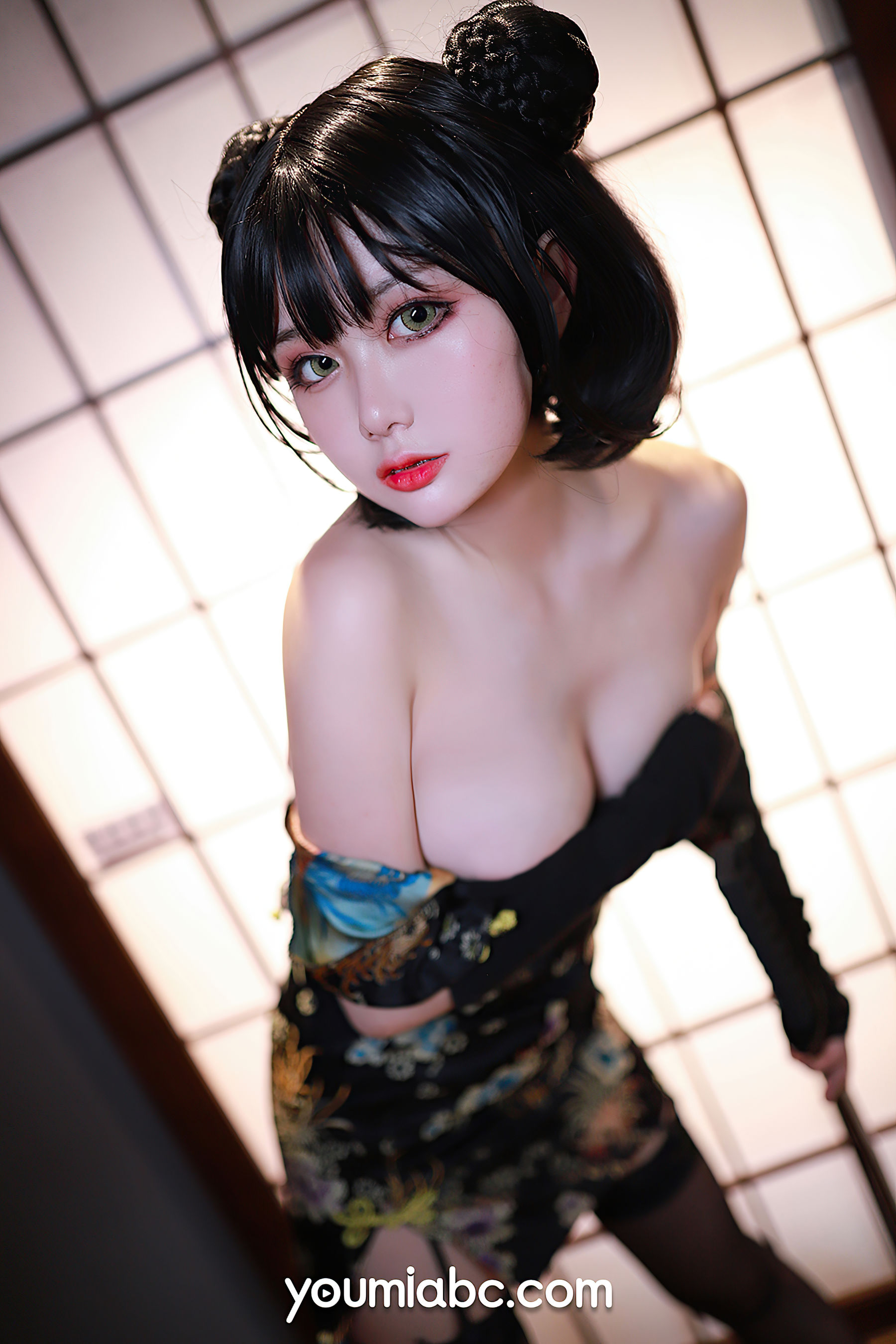 [尤蜜YouMi]  您的蛋蛋 旗袍武士娘