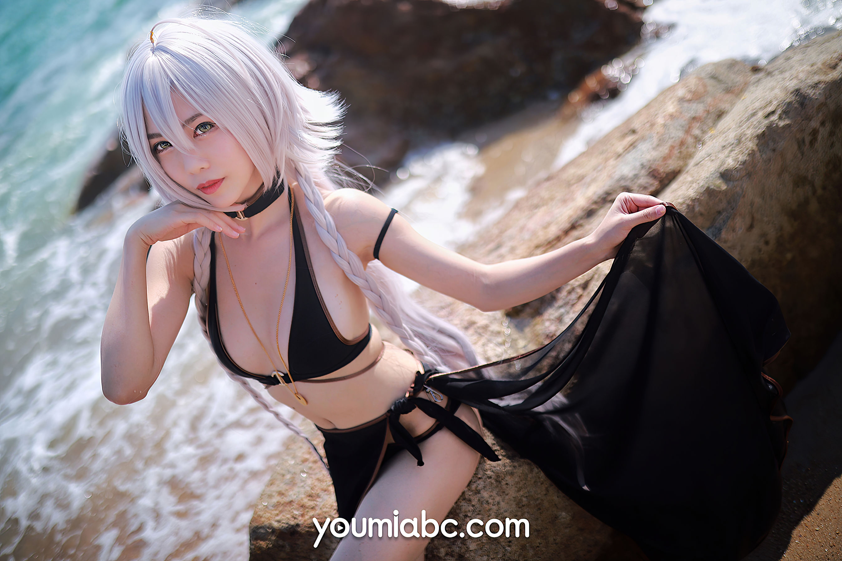[尤蜜YouMi]  抖娘利世 FGO~泳装黑贞德