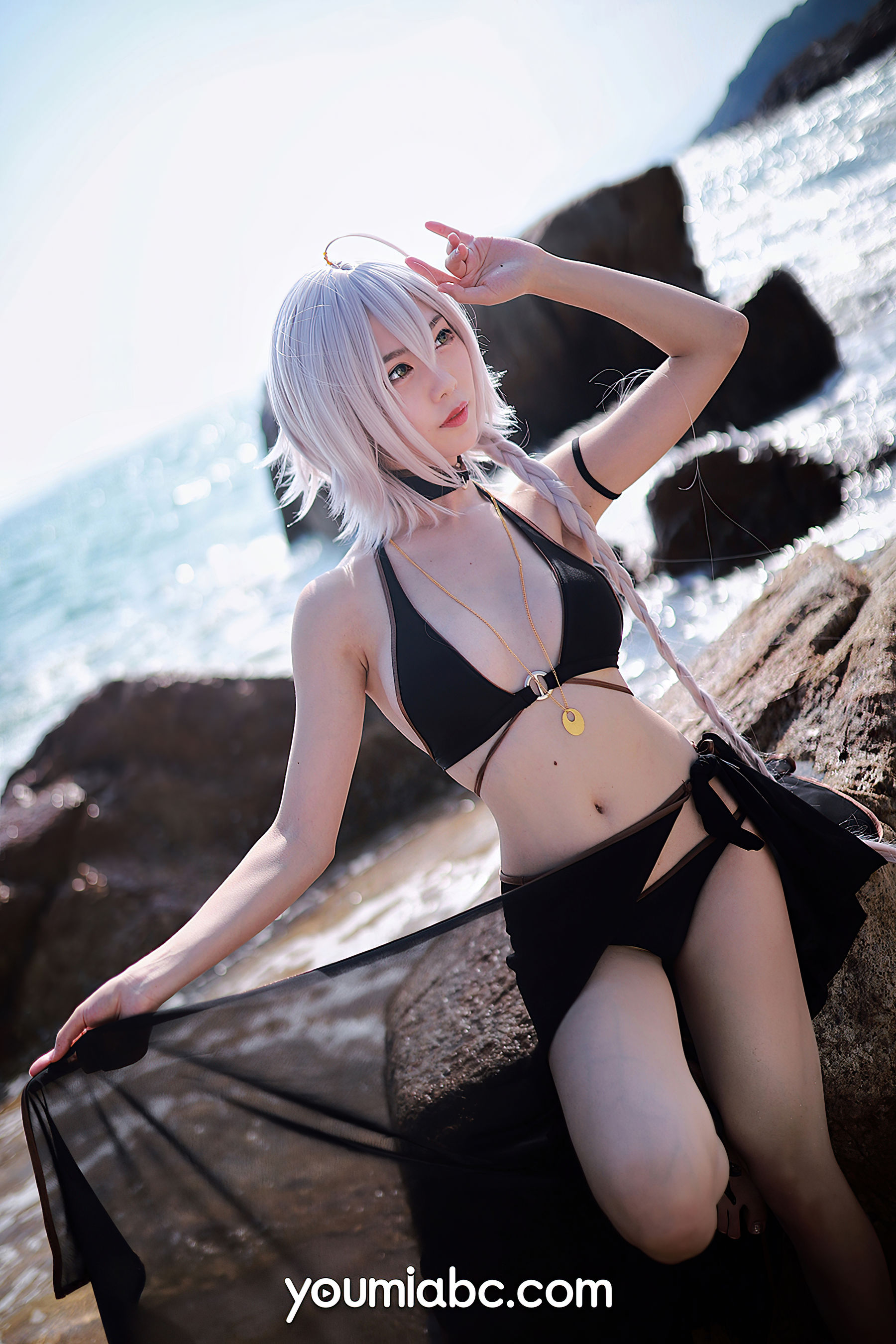 [尤蜜YouMi]  抖娘利世 FGO~泳装黑贞德