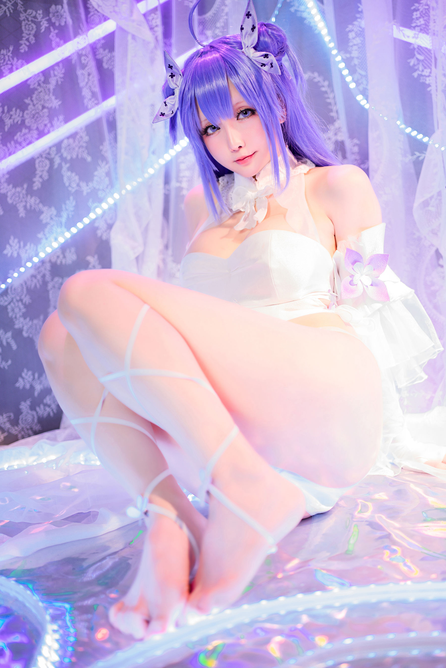 [网红COSER写真] Coser小姐姐星之迟迟 - 纯白と漆黑《独角兽》