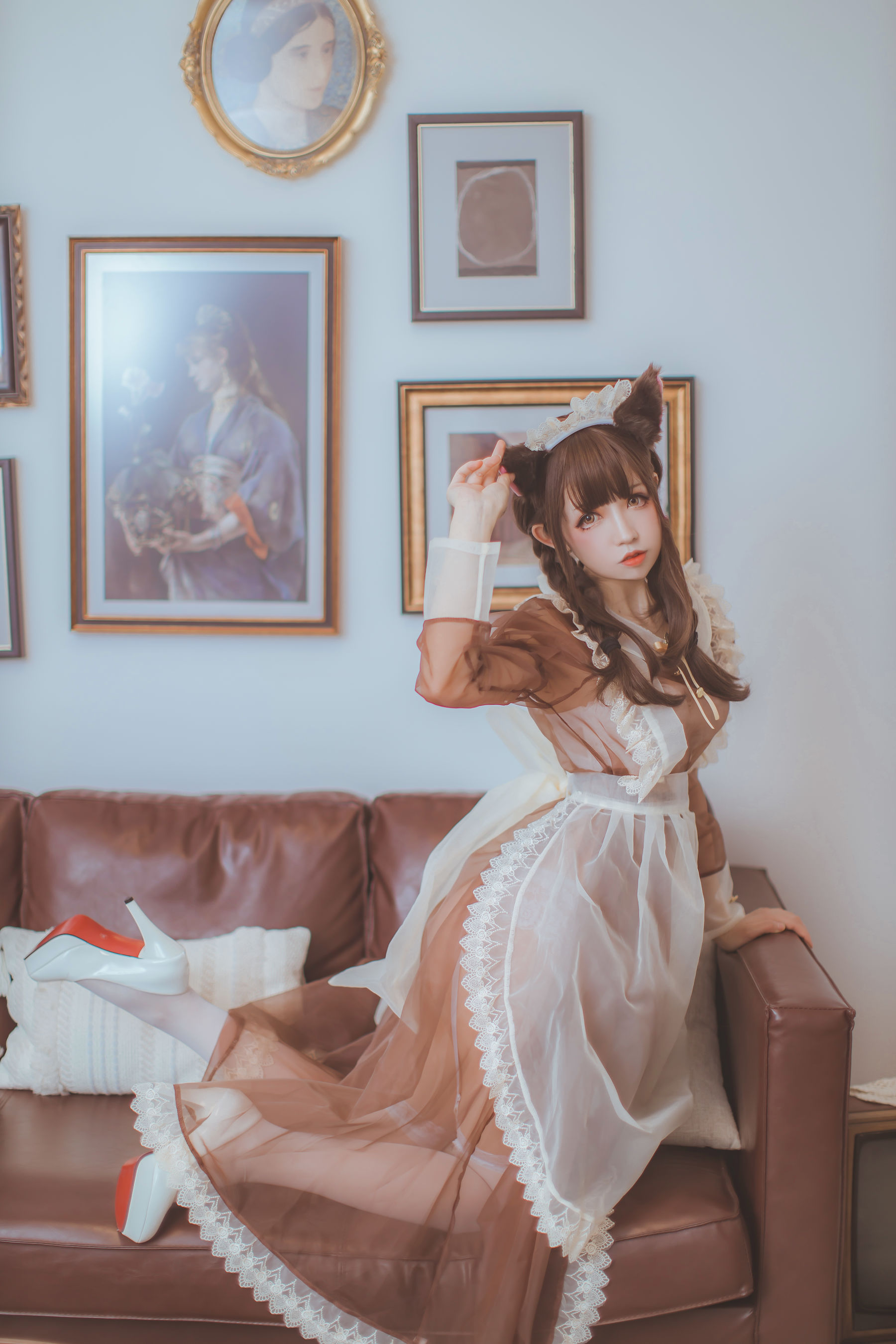 [网红COSER写真] Coser衣衣 - 透明女仆